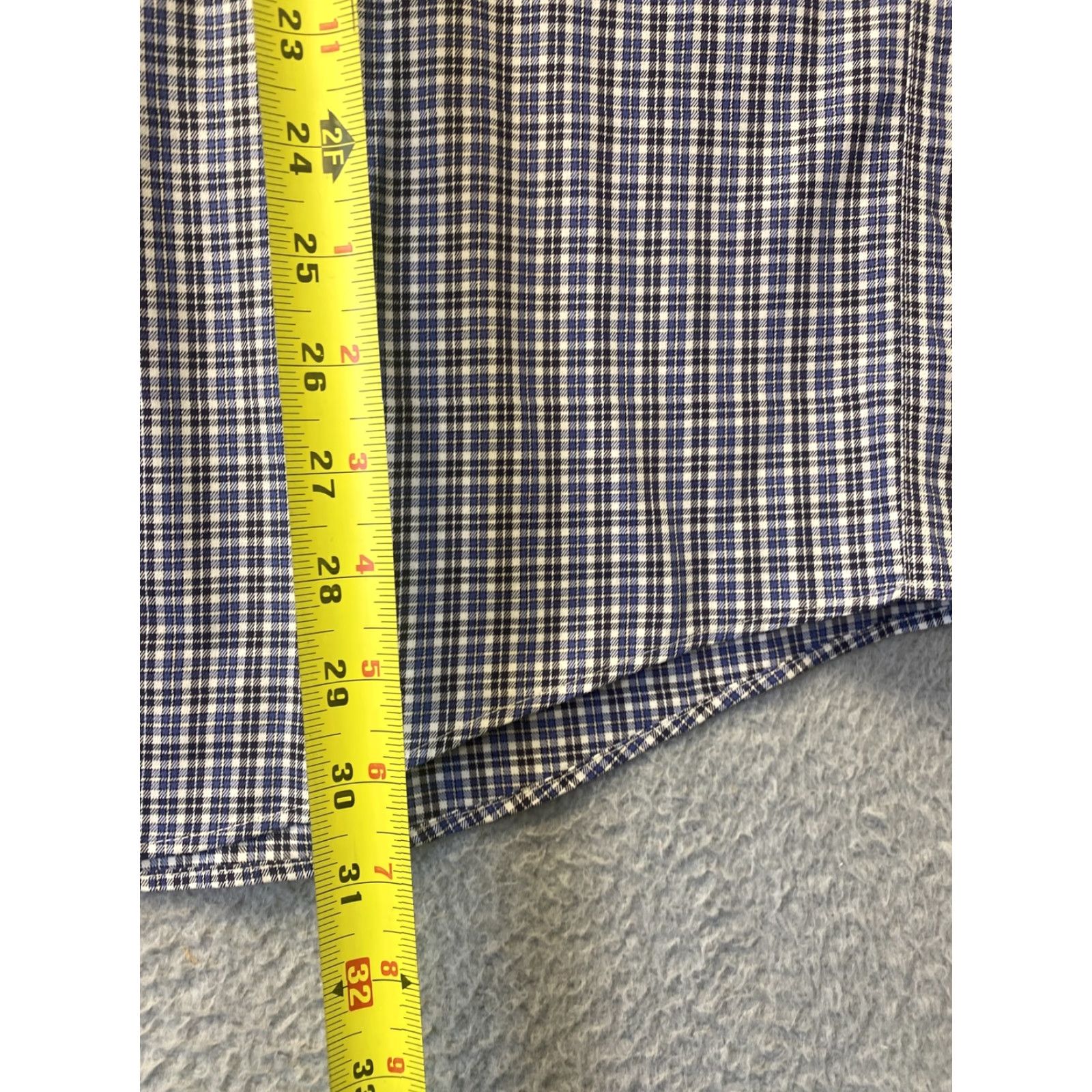 Vintage L.L. Bean Button-Down Shirt Men M Blue Check Cotton Long Sleeve Casual Authentic Regular Men Size US M / EU 48-50 / 2 - 6 Thumbnail
