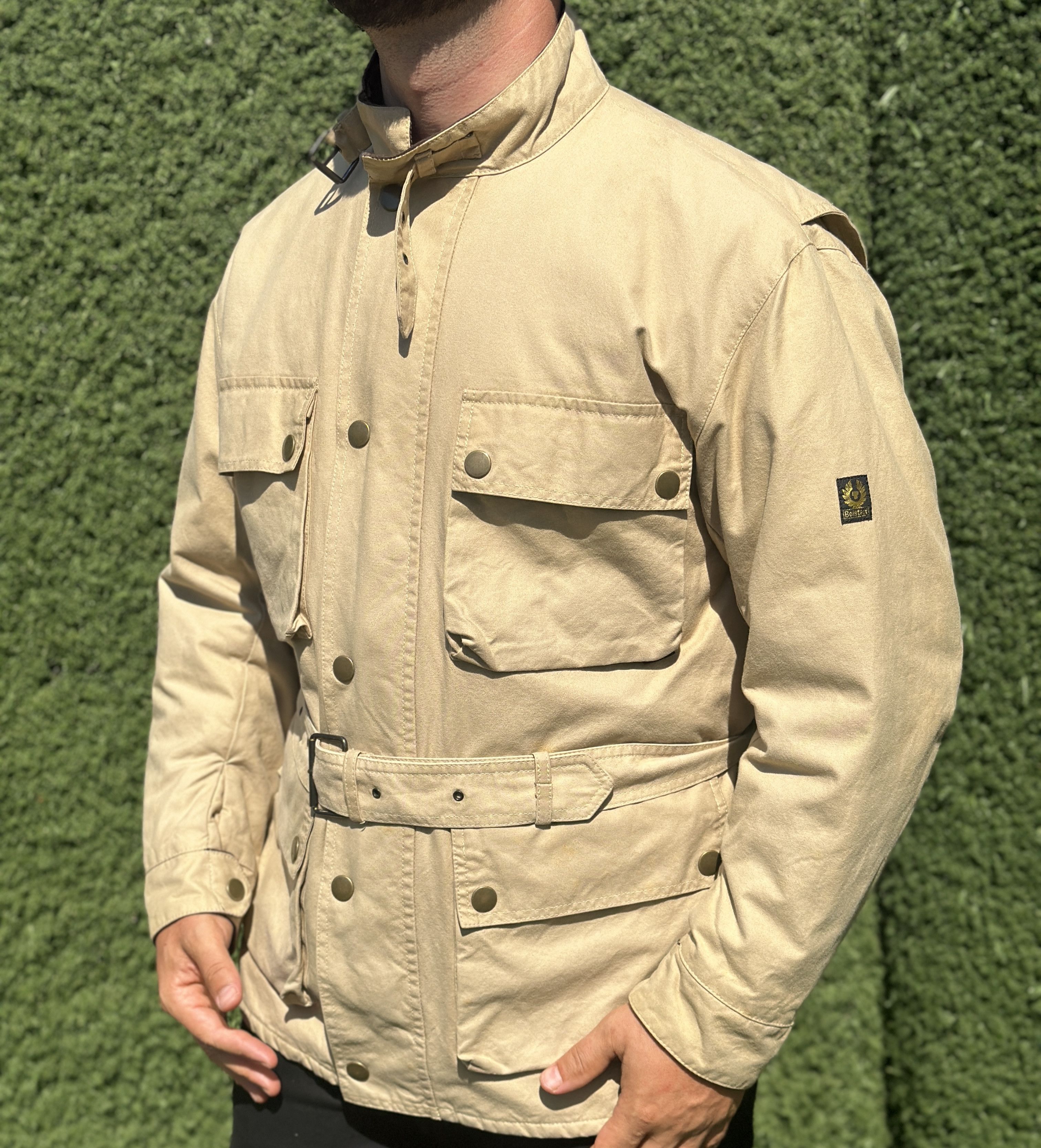 Belstaff Belstaff Wax Rider Motorcycle Motorcycle Bike Beige Size L Size US L / EU 52-54 / 3 - 6 Thumbnail