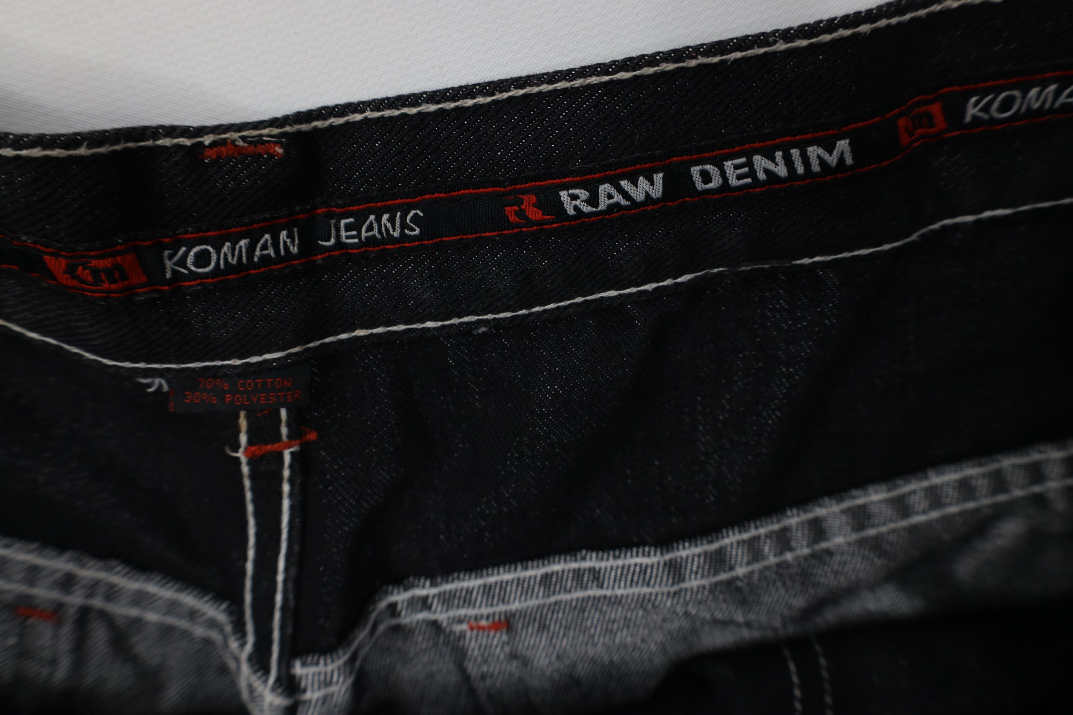 Vintage Vintage 90s Y2K Streetwear Block Double Knee Wide Leg Jeans Size US 36 / EU 52 - 8 Thumbnail