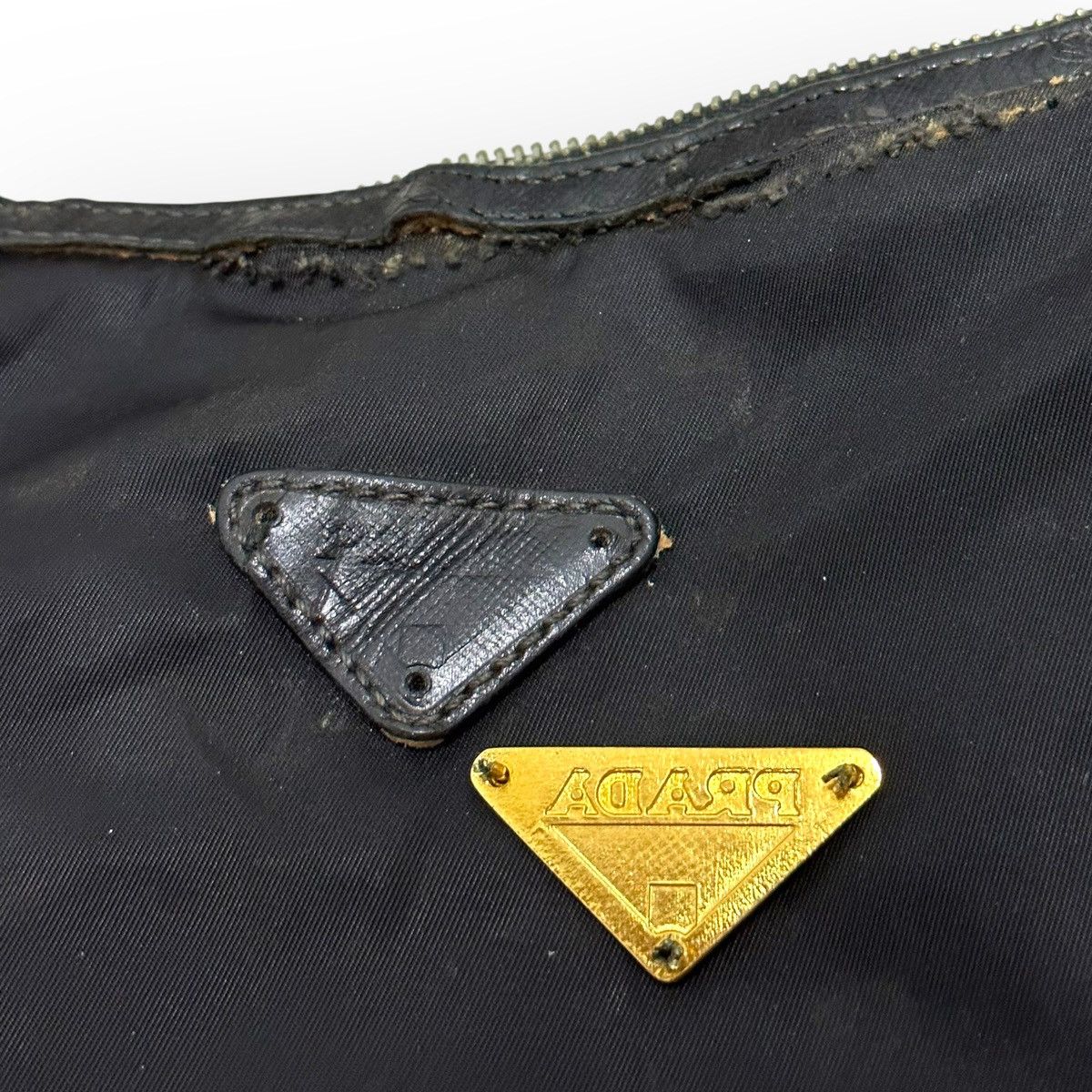 Designer Authentic Prada Logo Reworked into necklace choker Size ONE SIZE - 7 Thumbnail