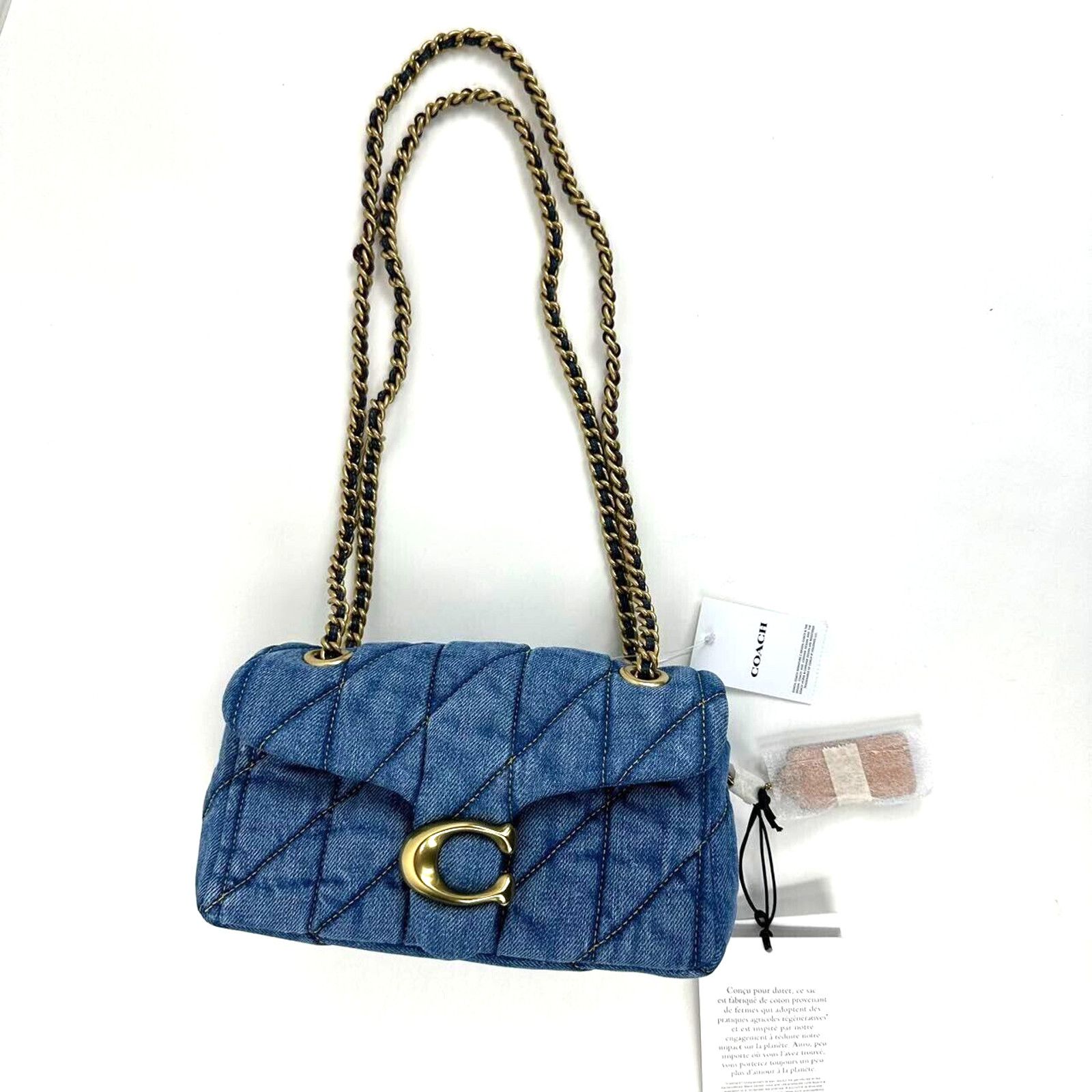Coach Coach Tabby CR701 Denim Brass/Indigo Shoulder Bag 20 Size ONE SIZE - 2 Thumbnail