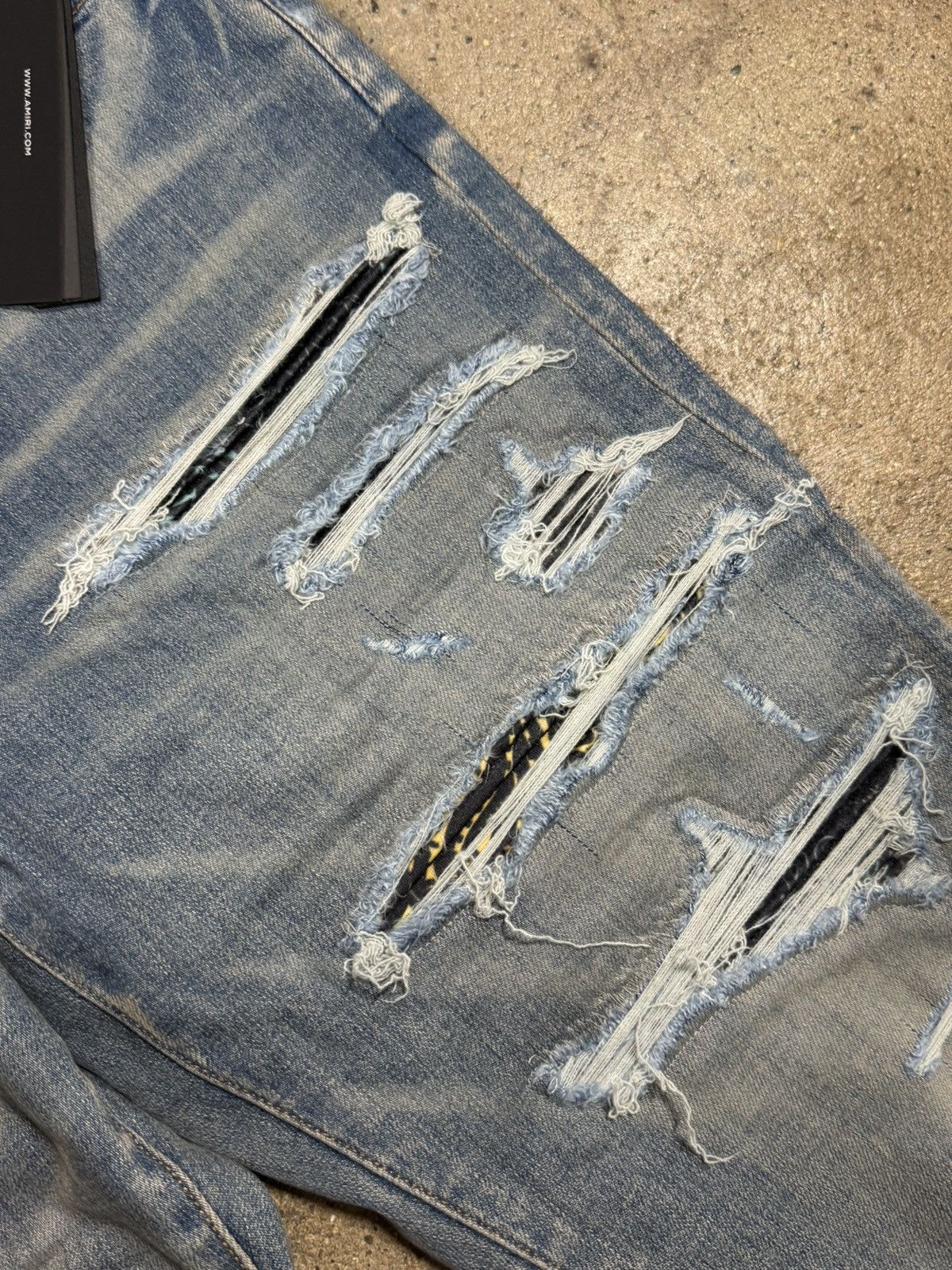 Amiri Amiri Thrasher Indigo Jeans NEW 1500$ Size US 31 - 4 Thumbnail