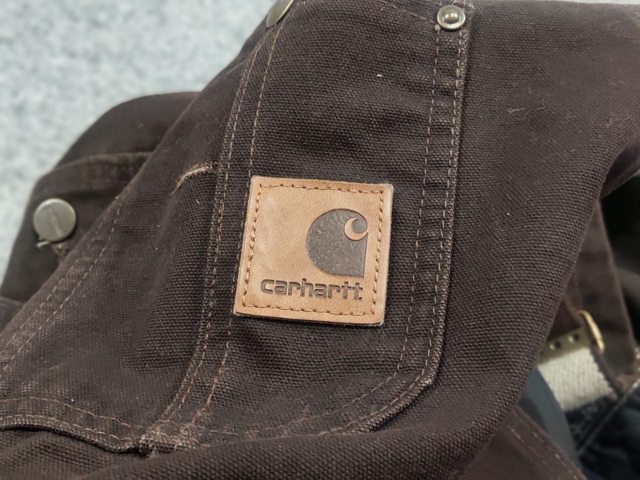 Carhartt Vintage Carhartt Baggy double knee Work canvas overalls USA Size US 36 / EU 52 - 15 Thumbnail