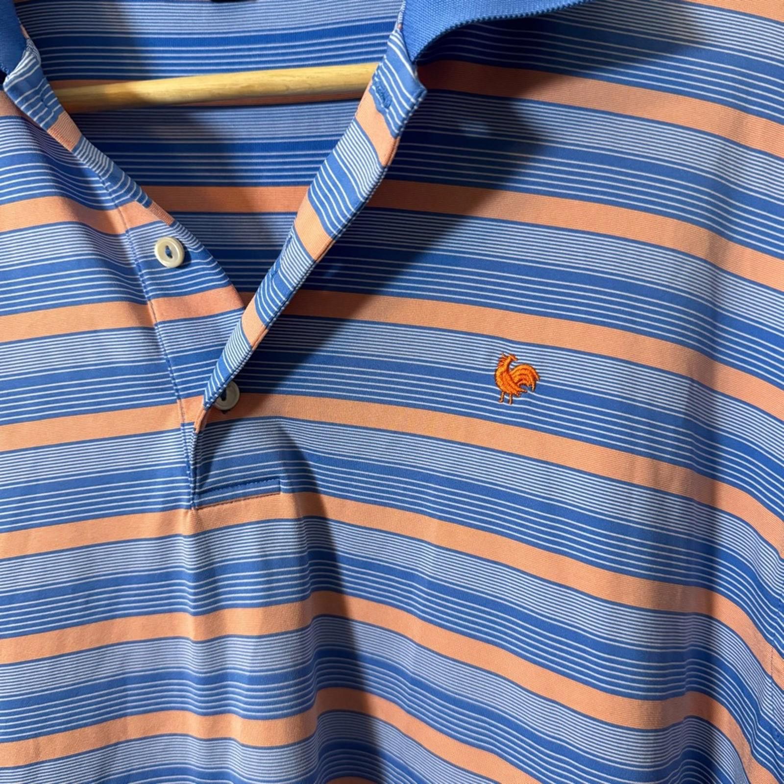 Peter Millar Peter Millar | Blue and Orange Polo Shirt Size US L / EU 52-54 / 3 - 2 Thumbnail