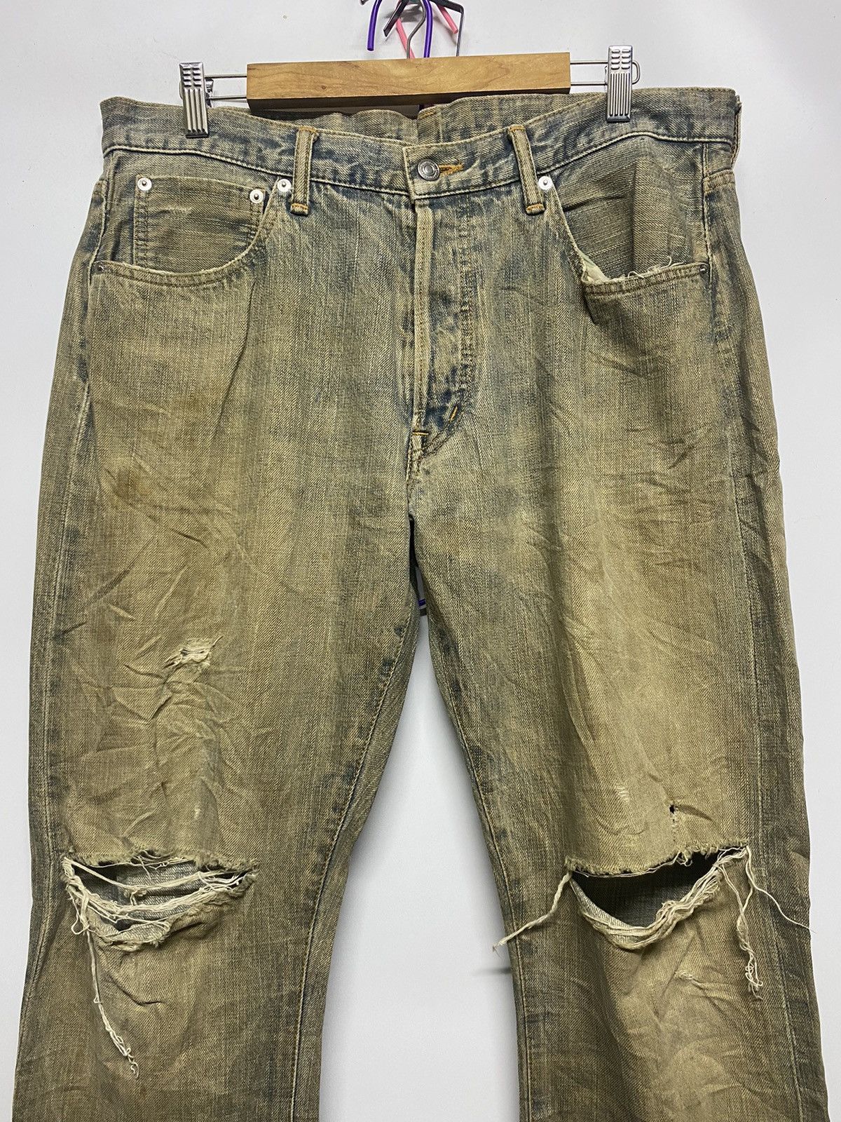 Swagger Swagger Distressed Selvedge Denim Jeans Pants Size US 36 / EU 52 - 3 Thumbnail