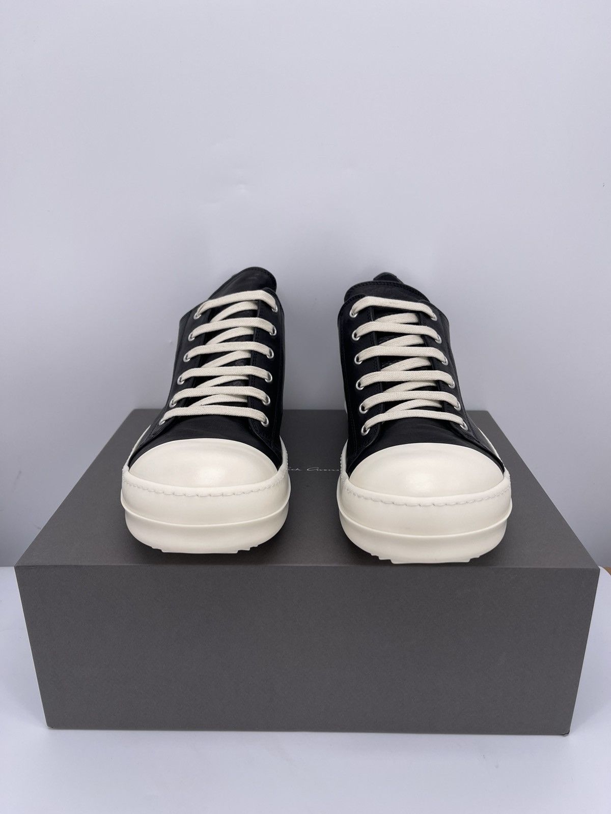 Rick Owens Rick Owens leather low top sneakers Size US 8 / EU 41 - 2 Thumbnail