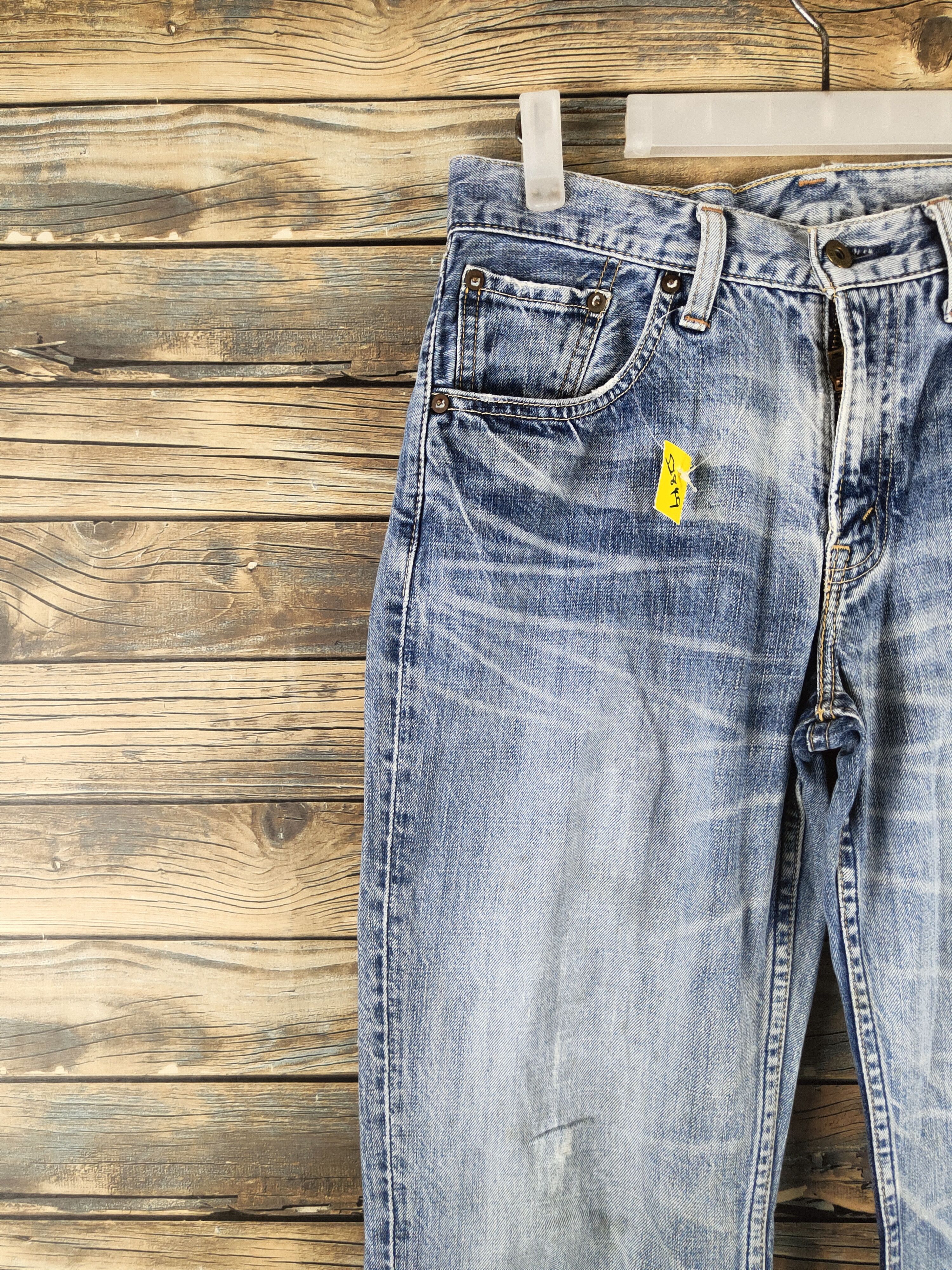 Levi's 502 Levi's Blue Distressed Ripped Jeans #S2849 Size US 30 / EU 46 - 3 Thumbnail
