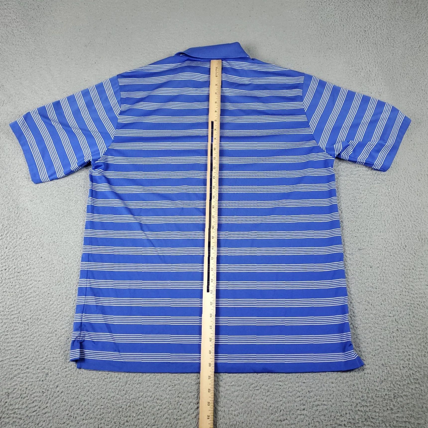 Vintage Donald Ross Polo Shirt Ballen Isles Mens Large Blue Striped Casual Short Sleeve Size US L / EU 52-54 / 3 - 6 Thumbnail