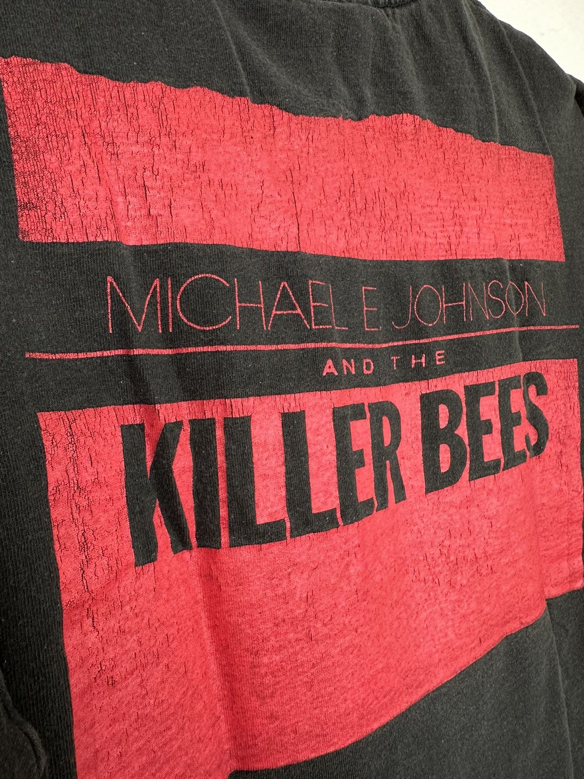 Band Tees × Vintage CRAZY 80s MICHAEL E JOHNSON AND THE KILLER BEES Size US L / EU 52-54 / 3 - 7 Thumbnail