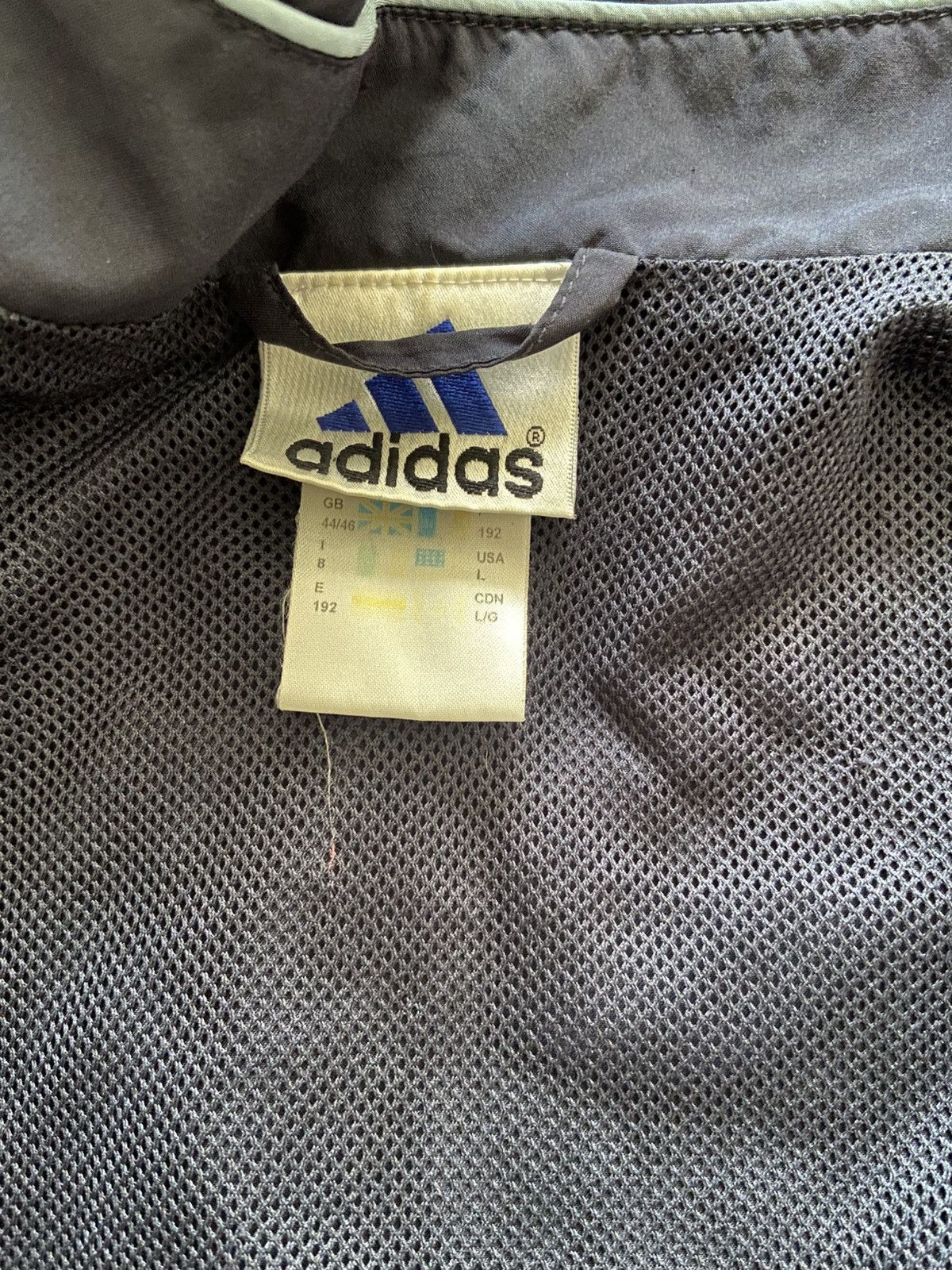 Adidas 2000s black zip up Adidas blue jacket Men’s Size L Size US L / EU 52-54 / 3 - 3 Thumbnail