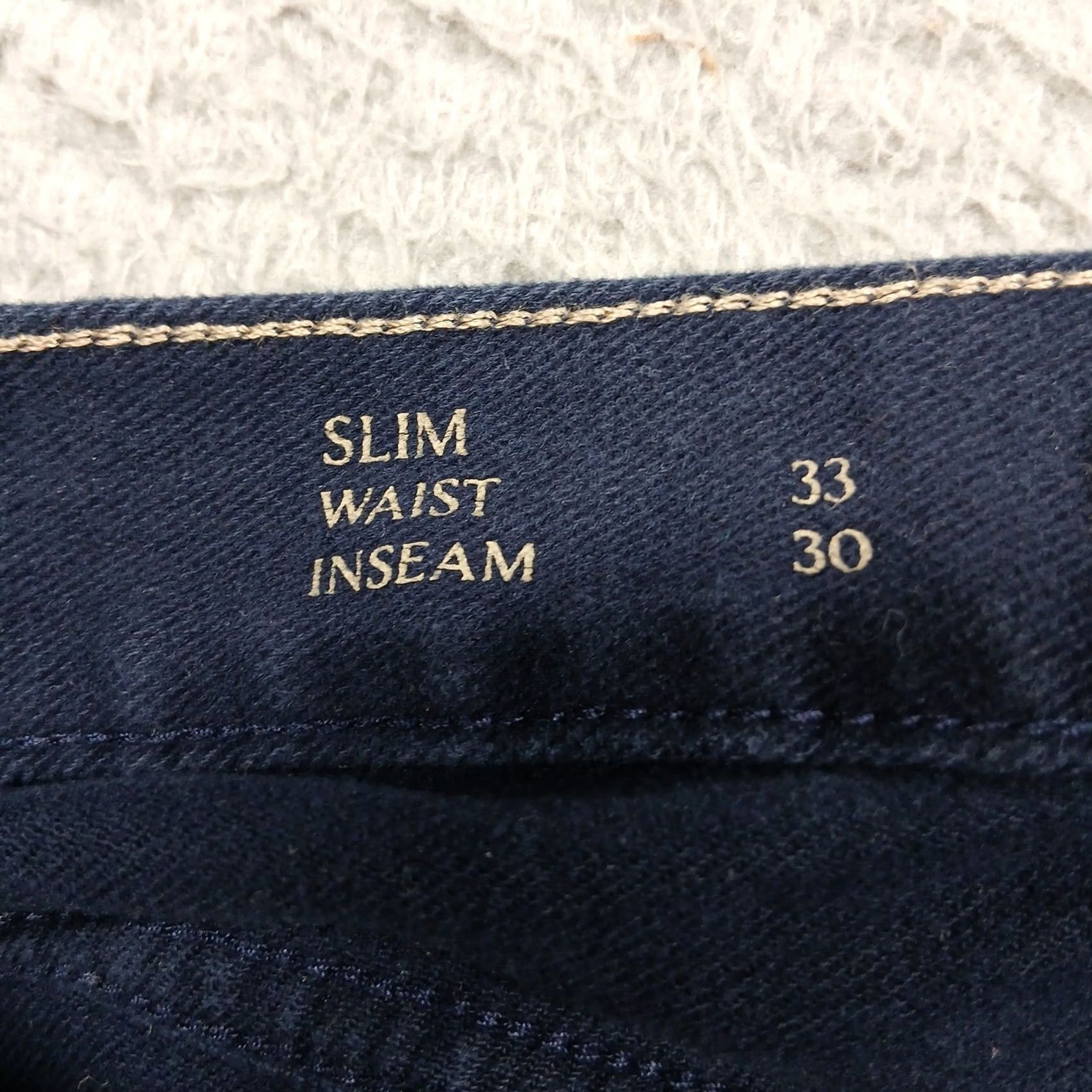 Banana Republic Banana Republic Traveler Slim Fit Jeans Navy Blue 33x30 Denim Pants Slim, 5-Pocket Mens Comfort Stretch Shirt? Size US 33 - 5 Thumbnail