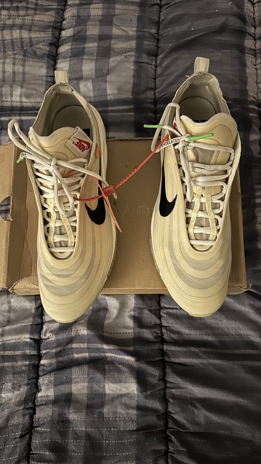 Nike × Off-White Nike Air Max 97 Off-White Size US 13 / EU 46 - 3 Thumbnail