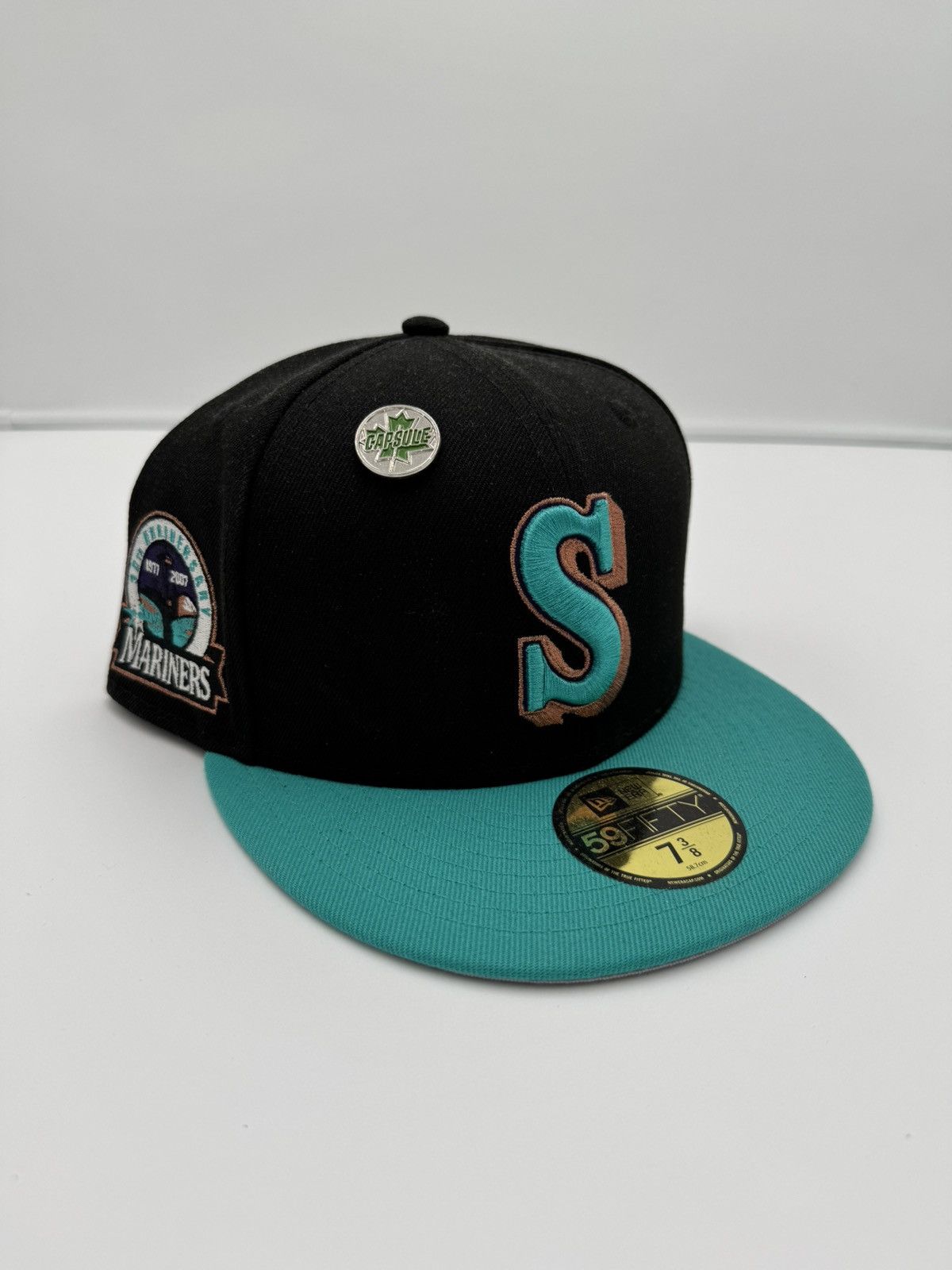 Capsule × New Era Capsule Hats Seattle Mariners 30th Anniversary Teal Fitted Size ONE SIZE - 1 Thumbnail