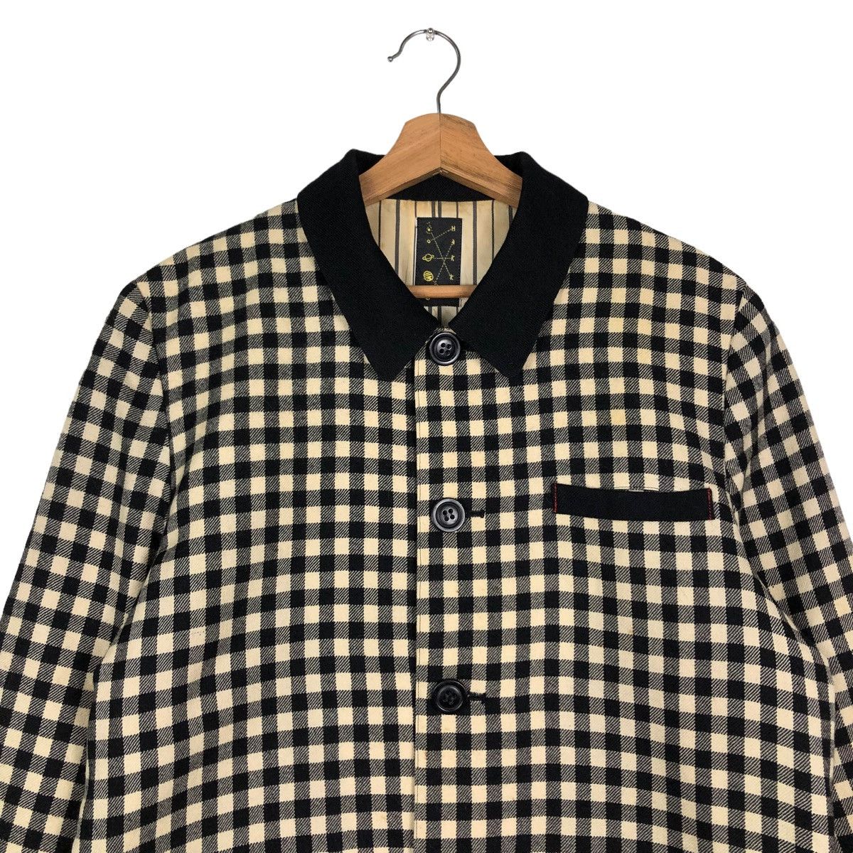 Issey Miyake 🔥VINTAGE CHORE JACKET TARTAN DESIGN HAKKA JAPAN MADE Size US M / EU 48-50 / 2 - 3 Thumbnail