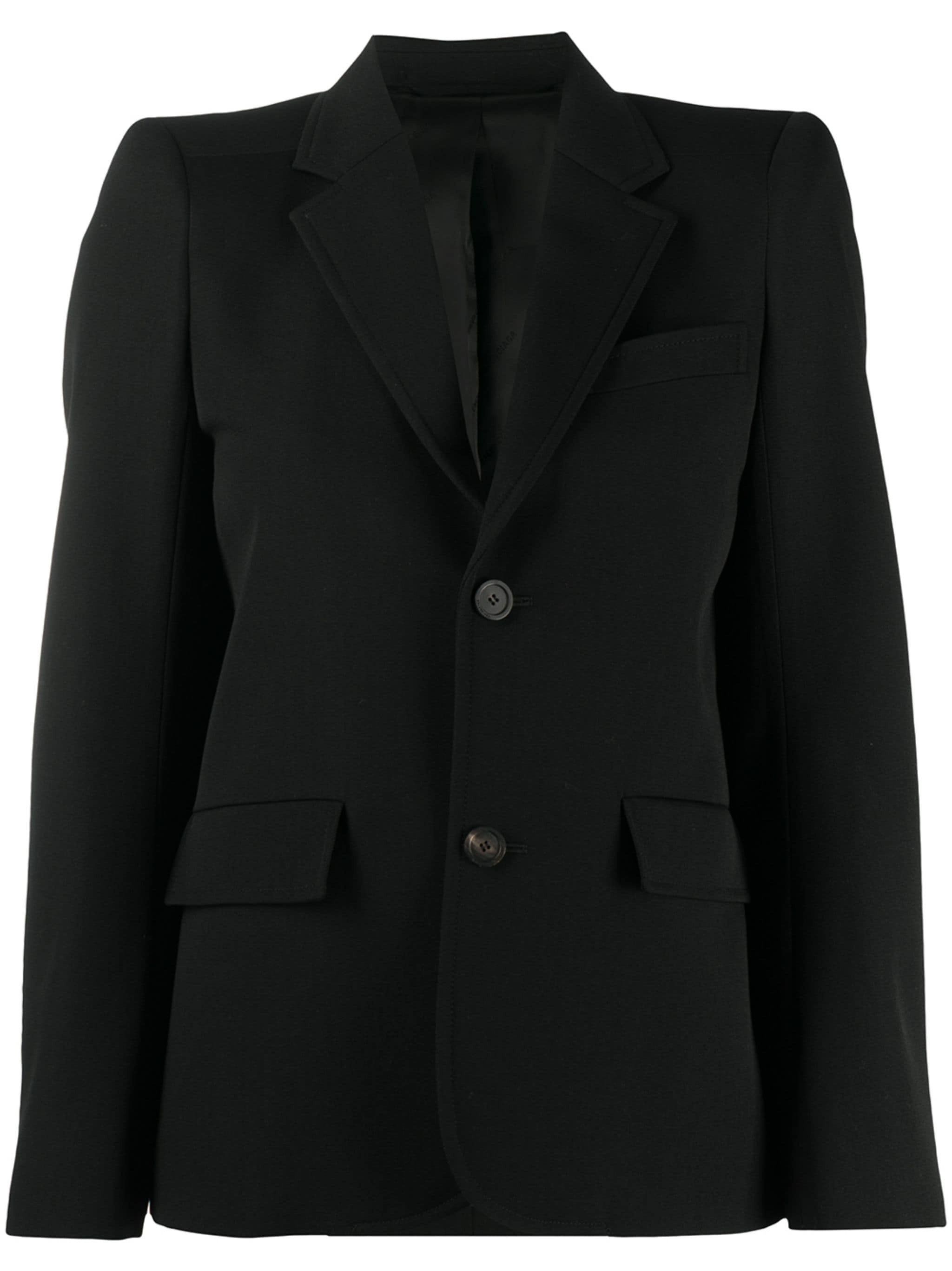 Balenciaga o1y0625 Wool Blazer in Black Size M / US 6-8 / IT 42-44 - 1 Thumbnail