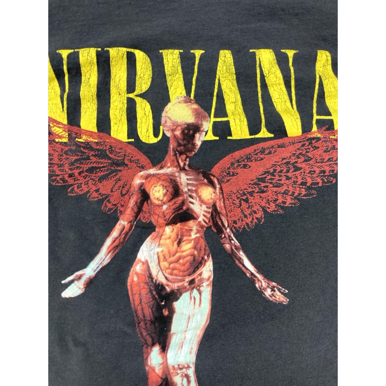 Vintage Amplified Nirvana In Utero Graphic T-shirt Women XXL Charcoal Gray Music Size XXL / US 16-18 / IT 52-54 - 2 Thumbnail