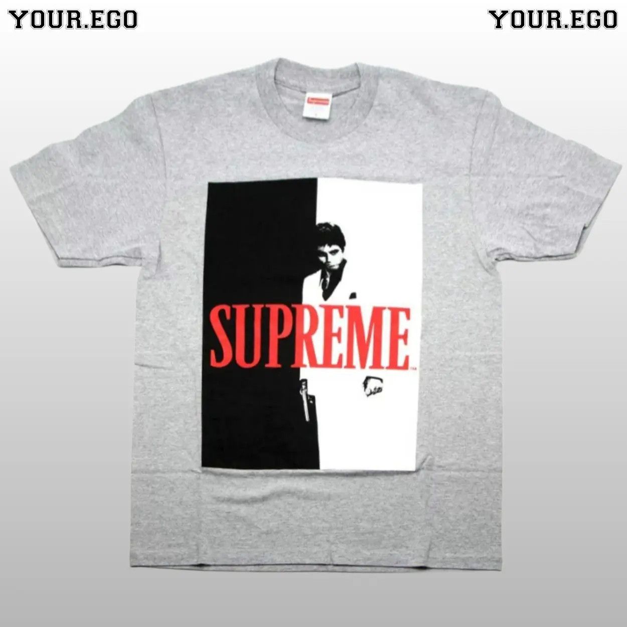 Supreme Supreme Scarface Split Tee FW17 Size US M / EU 48-50 / 2 - 1 Thumbnail
