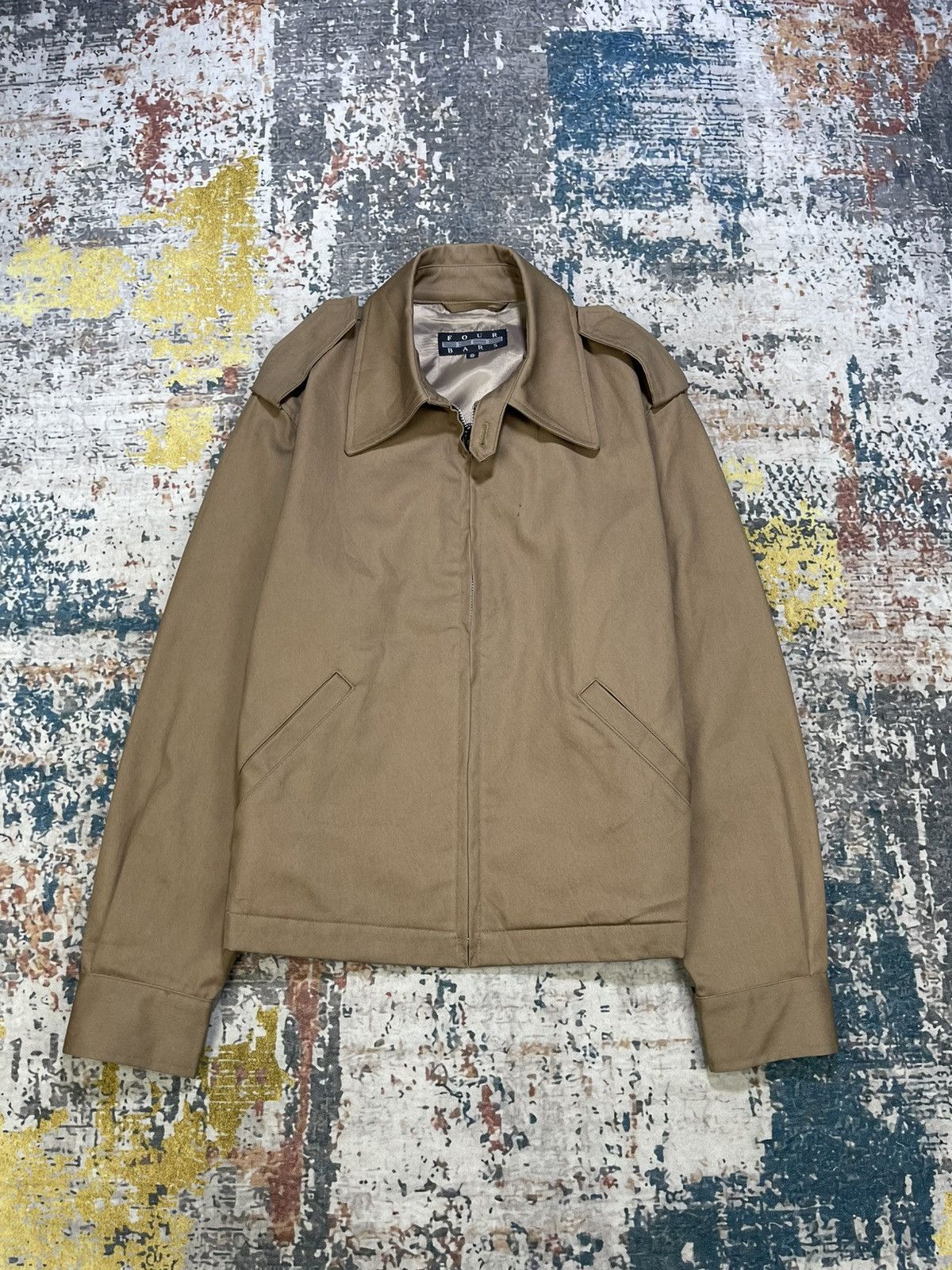 Japanese Brand Vtg Four Bars U.S Navy Uniform Theme Work Jacket Size US S / EU 44-46 / 1 - 8 Thumbnail