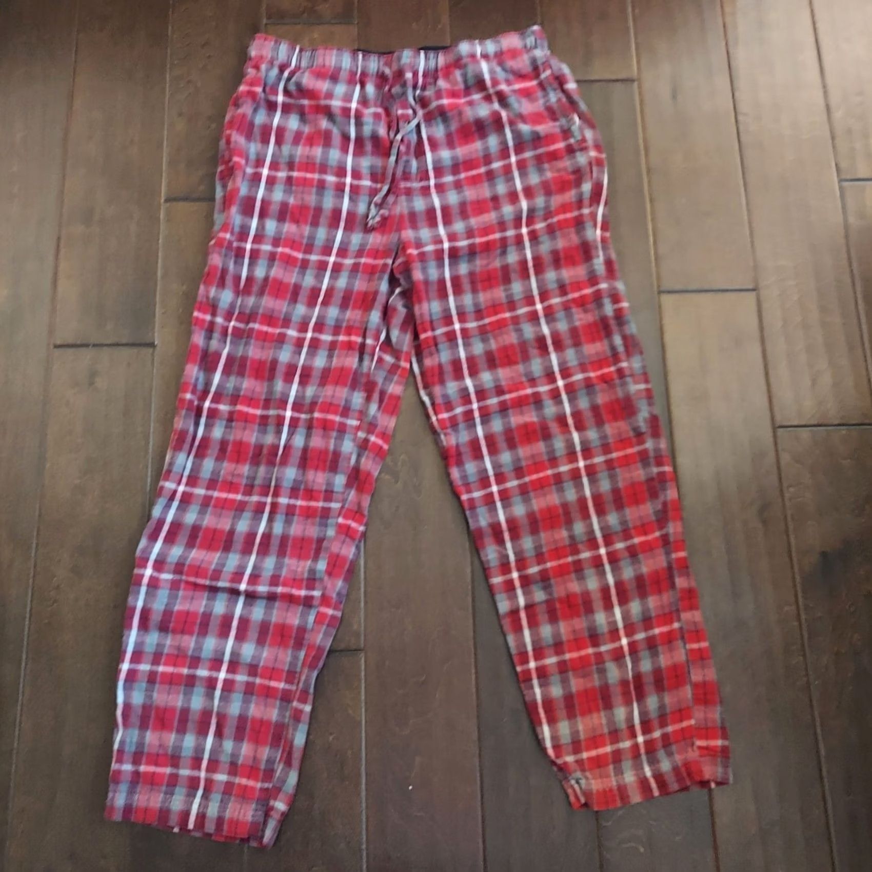 Eddie Bauer Eddie Bauer Men's Red Plaid Holiday Print Drawstring Pajama Pants M Pants Red Holiday Mens Size US 31 - 2 Thumbnail