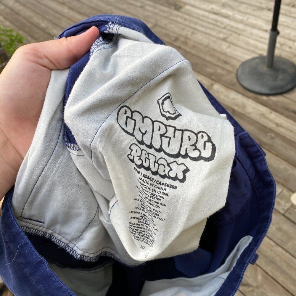 Empyre × Vintage Vintage Y2K Empyre Cargo Pants Size 34 Blue Size US 34 / EU 50 - 5 Thumbnail