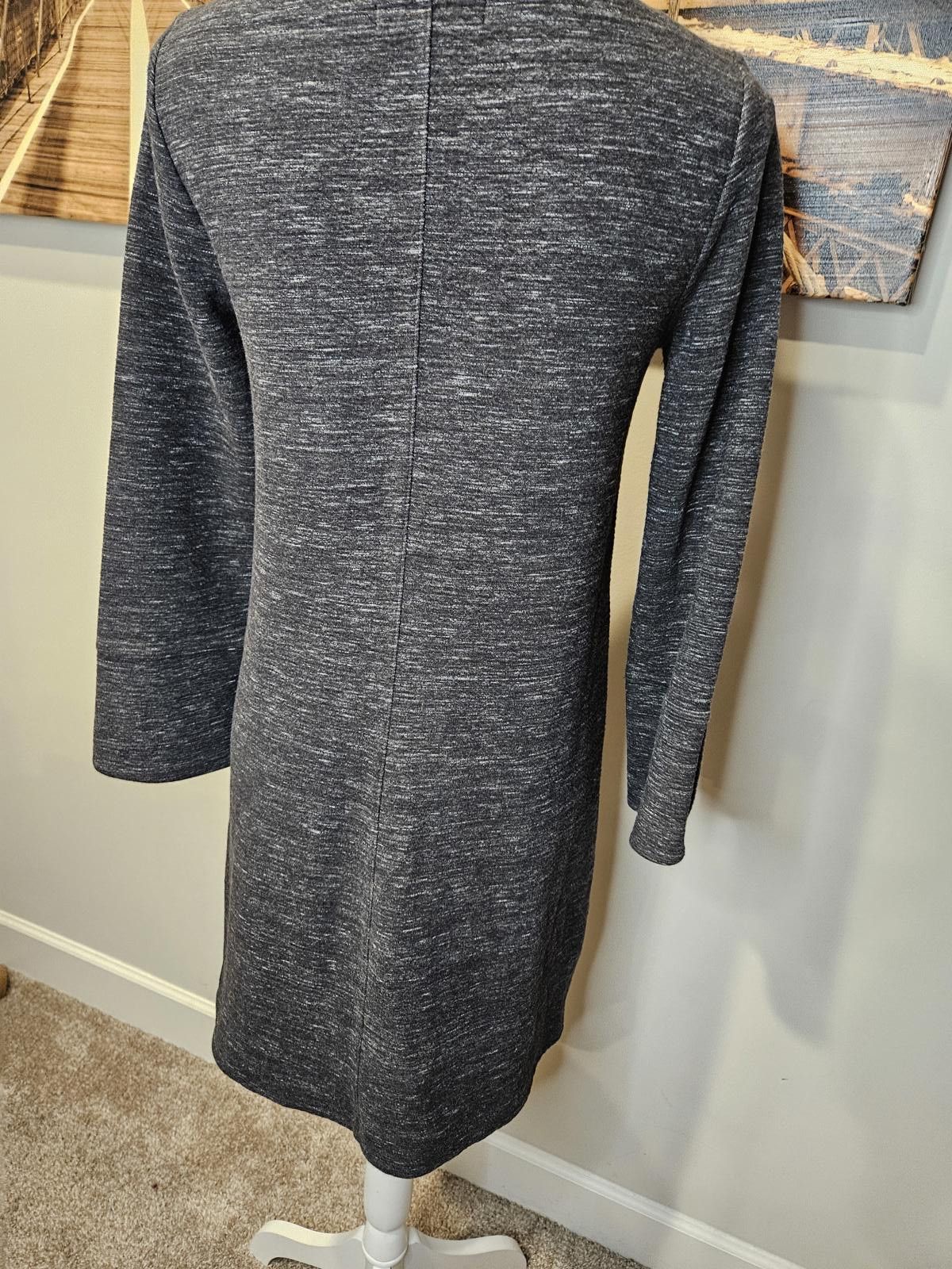 Banana Republic Banana Republic Knit Dress - Gray - Long Sleeve Size XS / US 0-2 / IT 36-38 - 3 Thumbnail