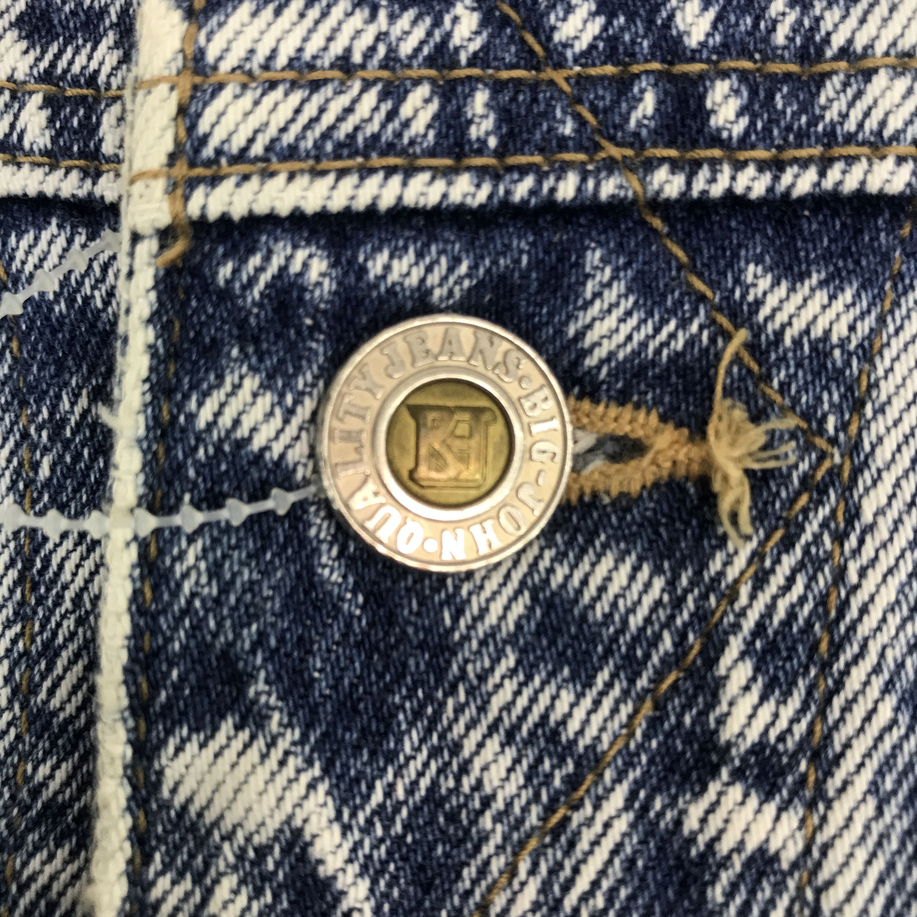 Big John × Vintage Vintage Big John Denim Skull art design Jacket Size US L / EU 52-54 / 3 - 8 Thumbnail