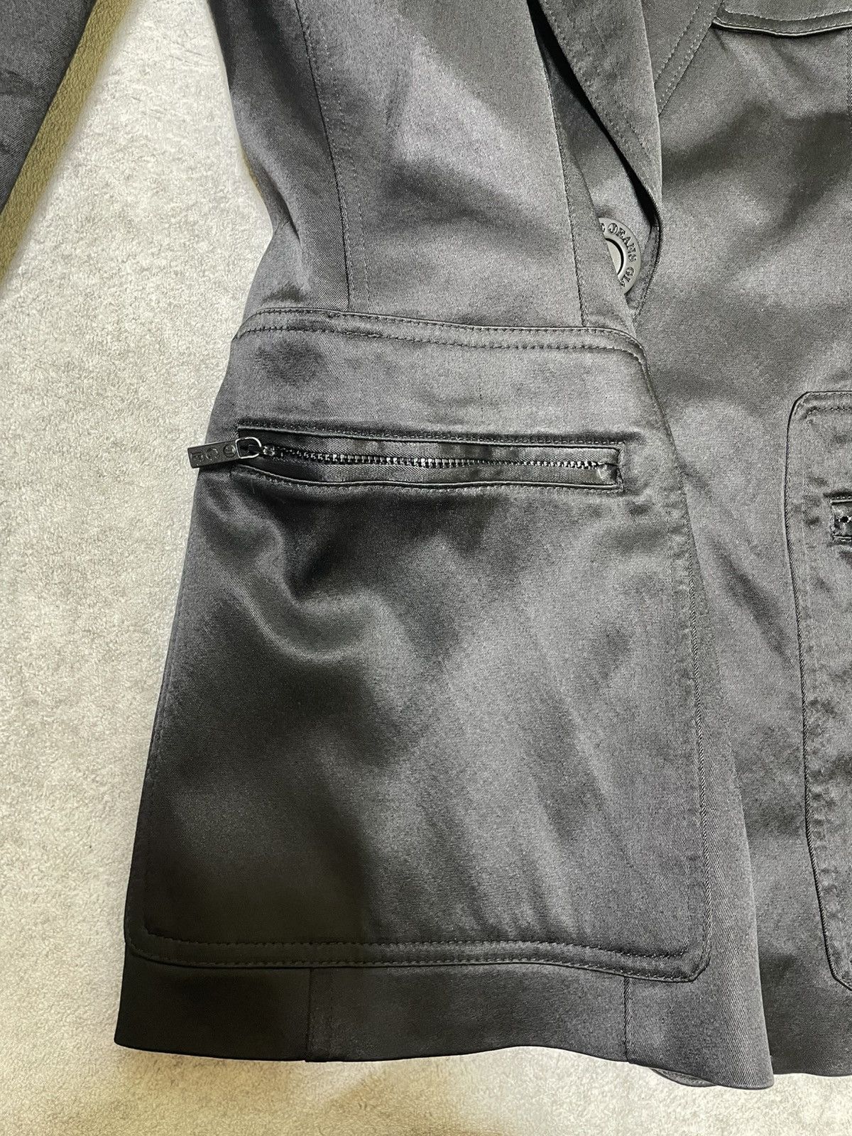 Gianfranco Ferre × If Six Was Nine Nosferatu GFJ Italy 99ss Blazer Opium Fit Nylon Fit Style Size US M / EU 48-50 / 2 - 5 Thumbnail