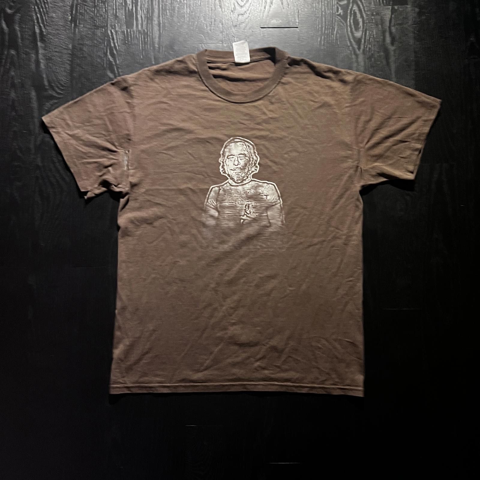 Jerzees Vintage Bukowski Tee Shirt Brown Size US L / EU 52-54 / 3 - 1 Thumbnail