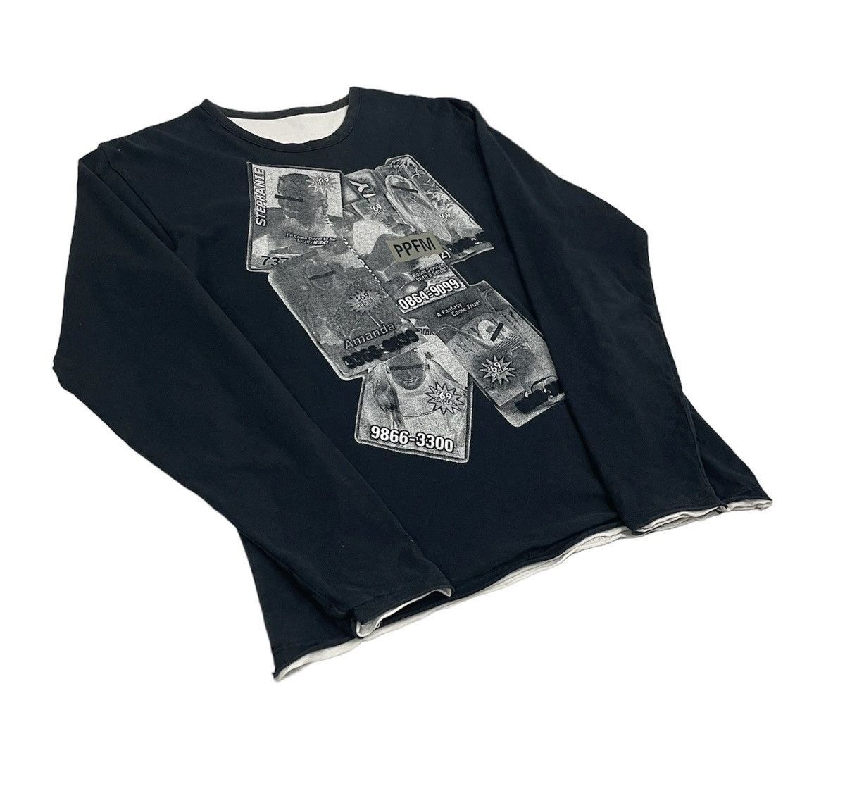 Hysteric Glamour PPFM Japan Reversible Double Layer Tshirt Size US S / EU 44-46 / 1 - 4 Thumbnail