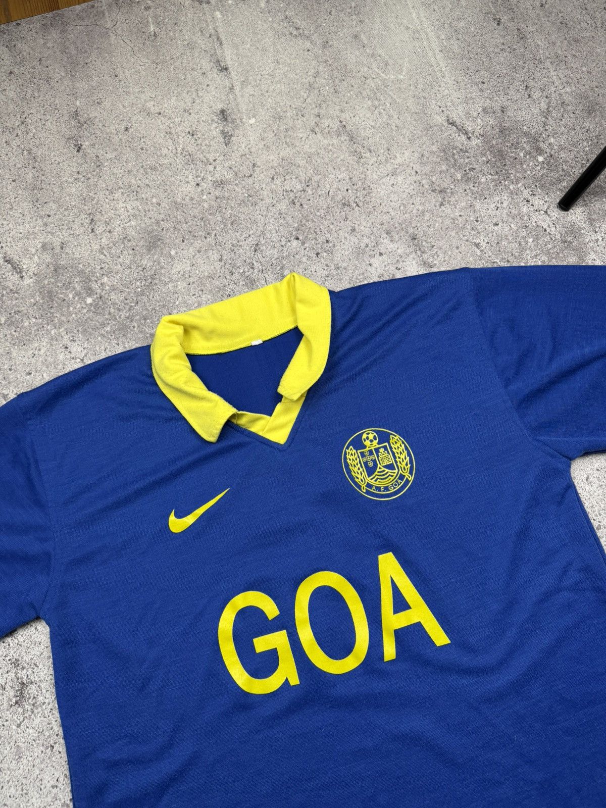 Nike Vintage Nike 90’s Trikot A.F GOA Footbal Soccer Jersey Shirt Size US L / EU 52-54 / 3 - 2 Thumbnail