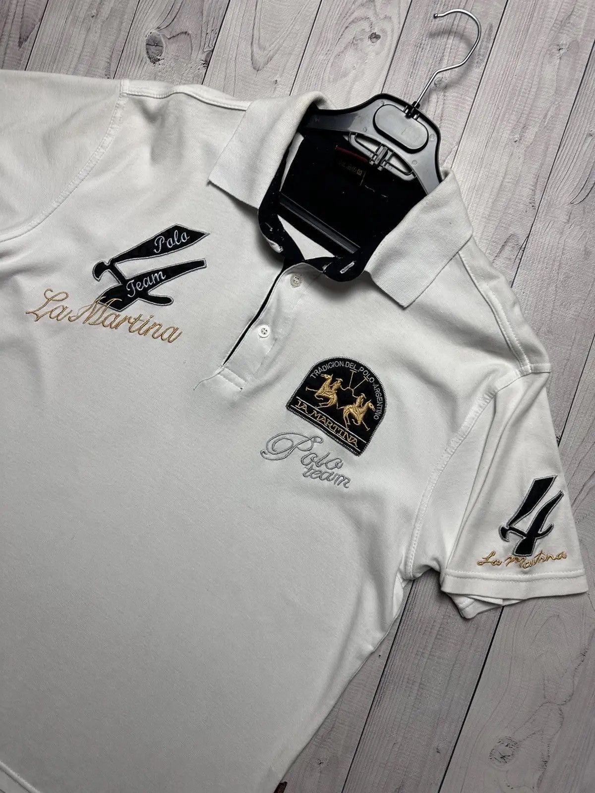 La Martina Vintage La Martina polo team big logo size 4 size L Size US L / EU 52-54 / 3 - 4 Thumbnail