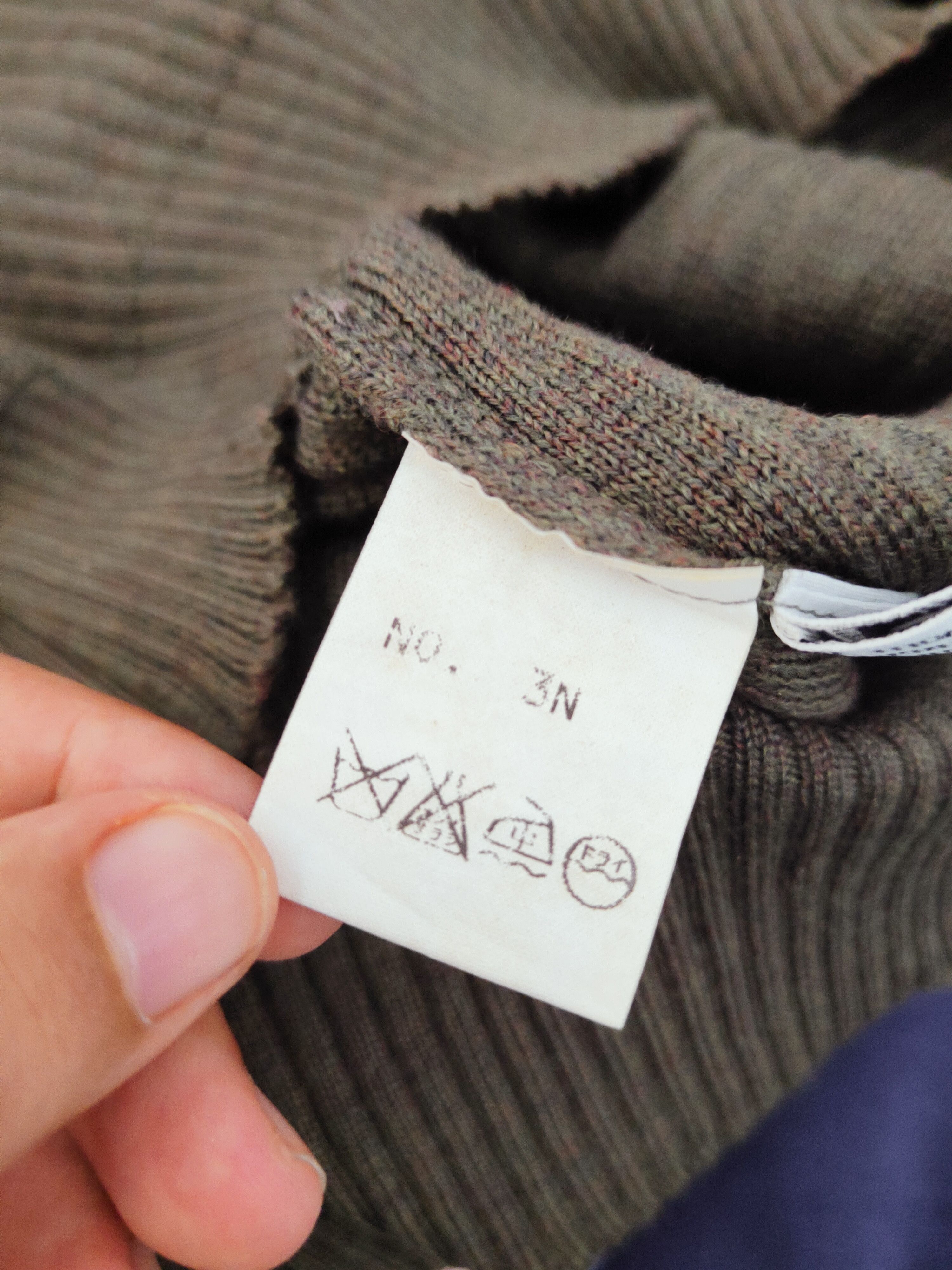 Vintage FerraMosca Italy designer ripped Knitwear Sweatshirts #W030 Size US L / EU 52-54 / 3 - 15 Thumbnail