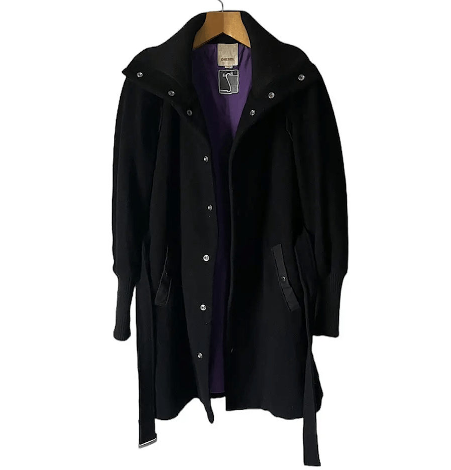 Japanese Brand Vintage Diesel Purple Inlined Coat Size US M / EU 48-50 / 2 - 1 Thumbnail