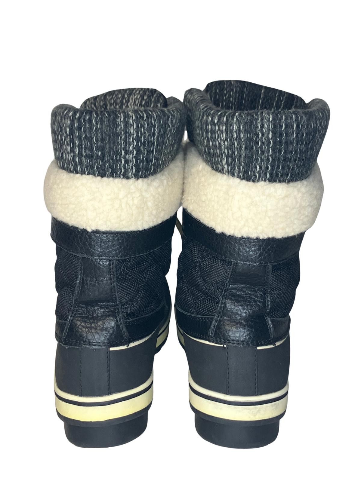 Other Cozy Winter Boots Faux Fur Lined Black 8.5 Women Size US 8.5 / EU 41-42 - 4 Thumbnail