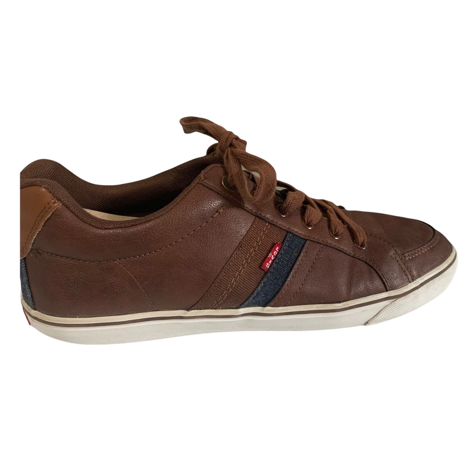 Levi's Levi's Turner Nappa Brown Classic Sneakers 11 Faux Leather Size US 11 / EU 44 - 1 Thumbnail