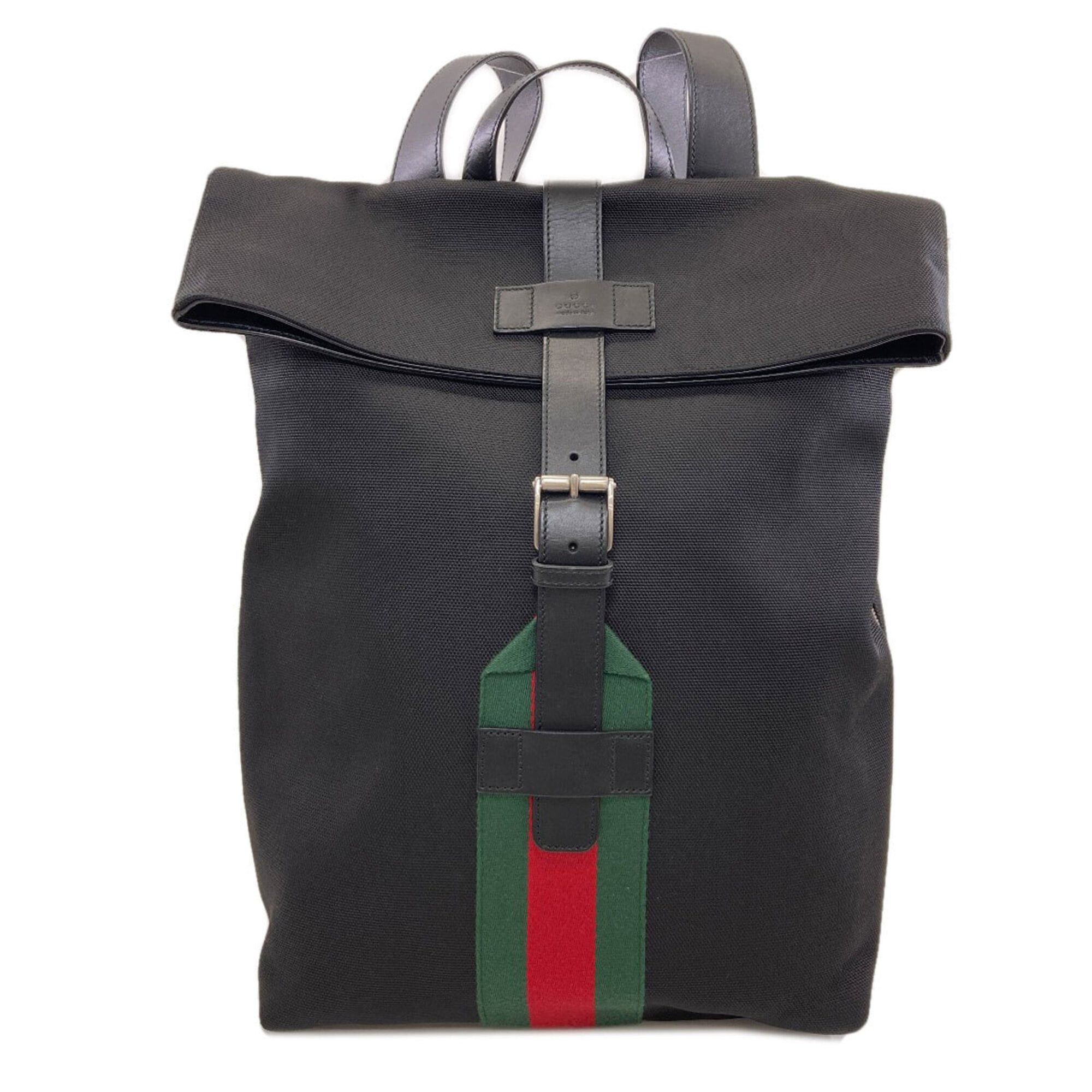 Gucci Gucci 337075 Sherry Line Backpack/Daypack, Canvas, Women's Bag Size ONE SIZE - 1 Thumbnail