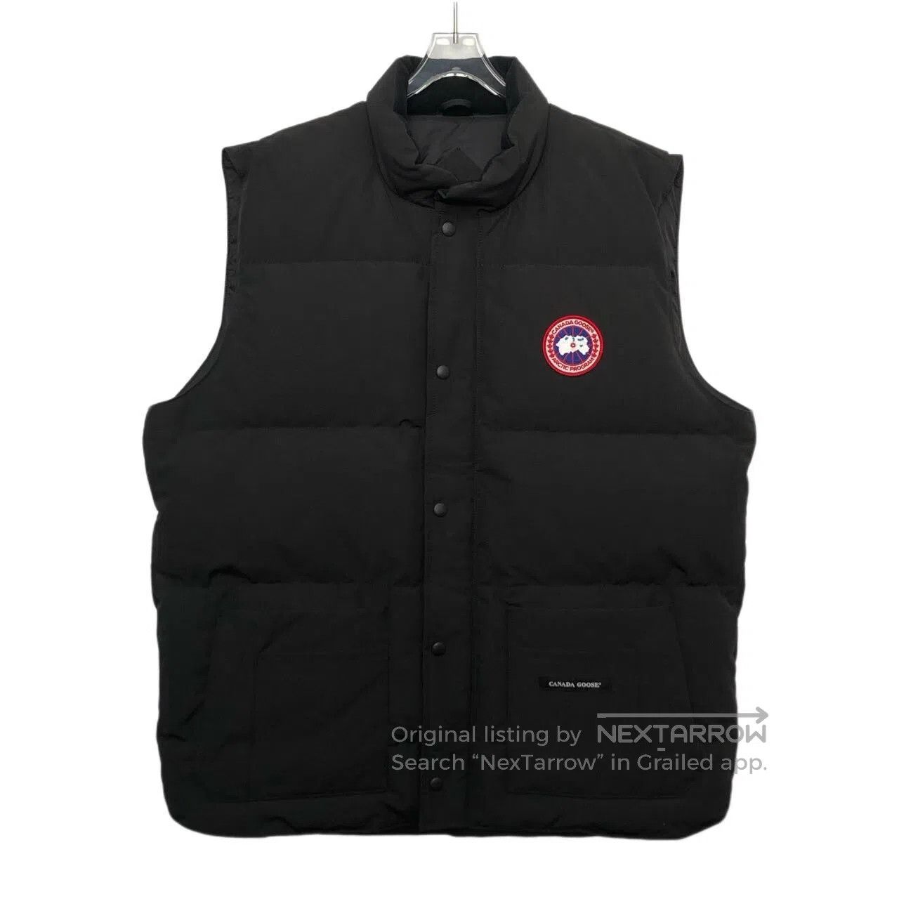 Canada Goose Canada Goose Black Red Label Slim Fit Down Vest Jacket| Size US XXL / EU 58 / 5 - 1 Thumbnail