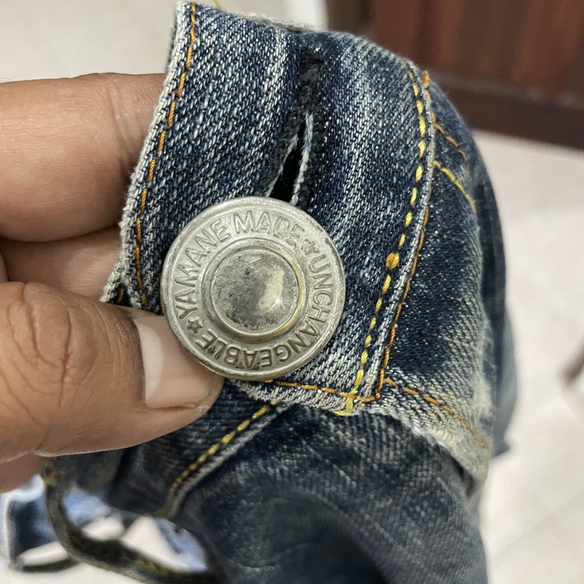 Evisu Vintage Evisu Distressed Redline Denim Jeans Size US 34 / EU 50 - 10 Thumbnail