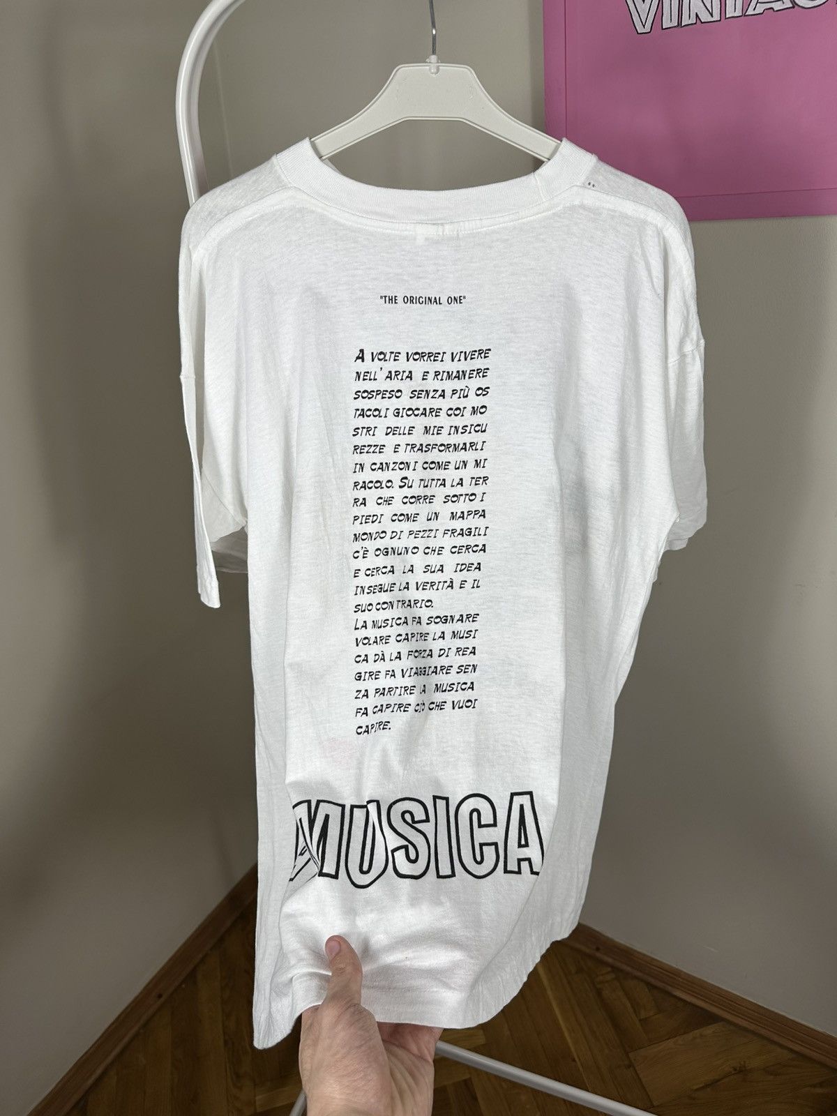 Vintage Rare Vintage LitFiba T Shirt Italian Rock Band Tee Size US L / EU 52-54 / 3 - 17 Thumbnail