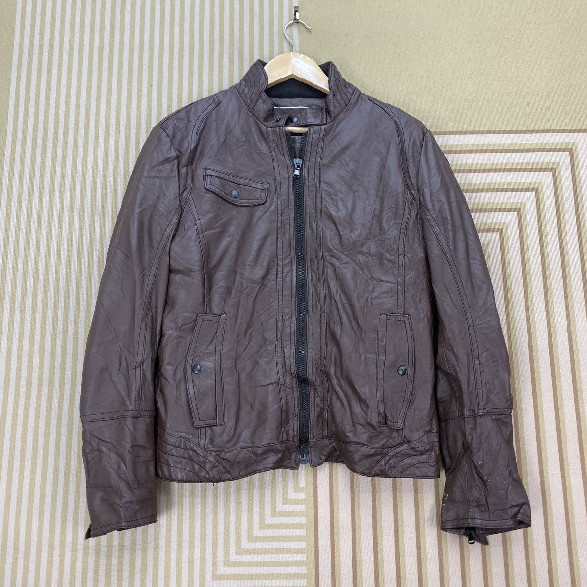 Vintage 🫶Vintage Vespa Genuinne Real Leather Jacket Size US M / EU 48-50 / 2 - 1 Thumbnail