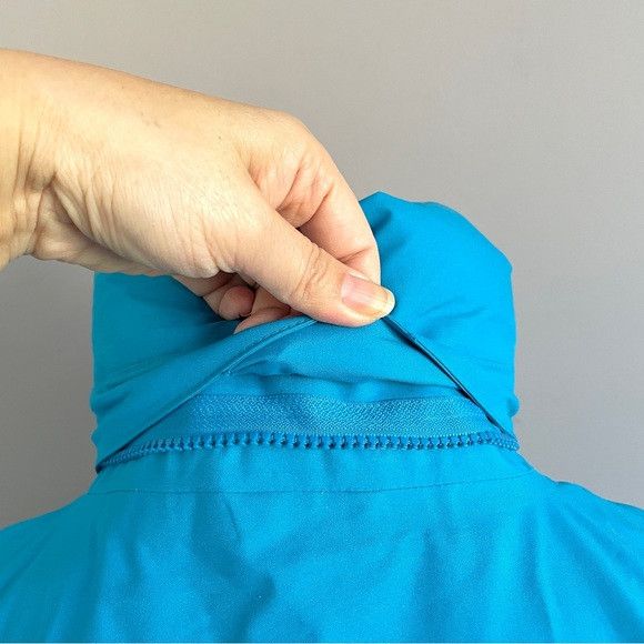 Vintage Vintage Blue Down Gore-Tex Duvet Midi Puffer Parka - Small Size S / US 4 / IT 40 - 12 Thumbnail