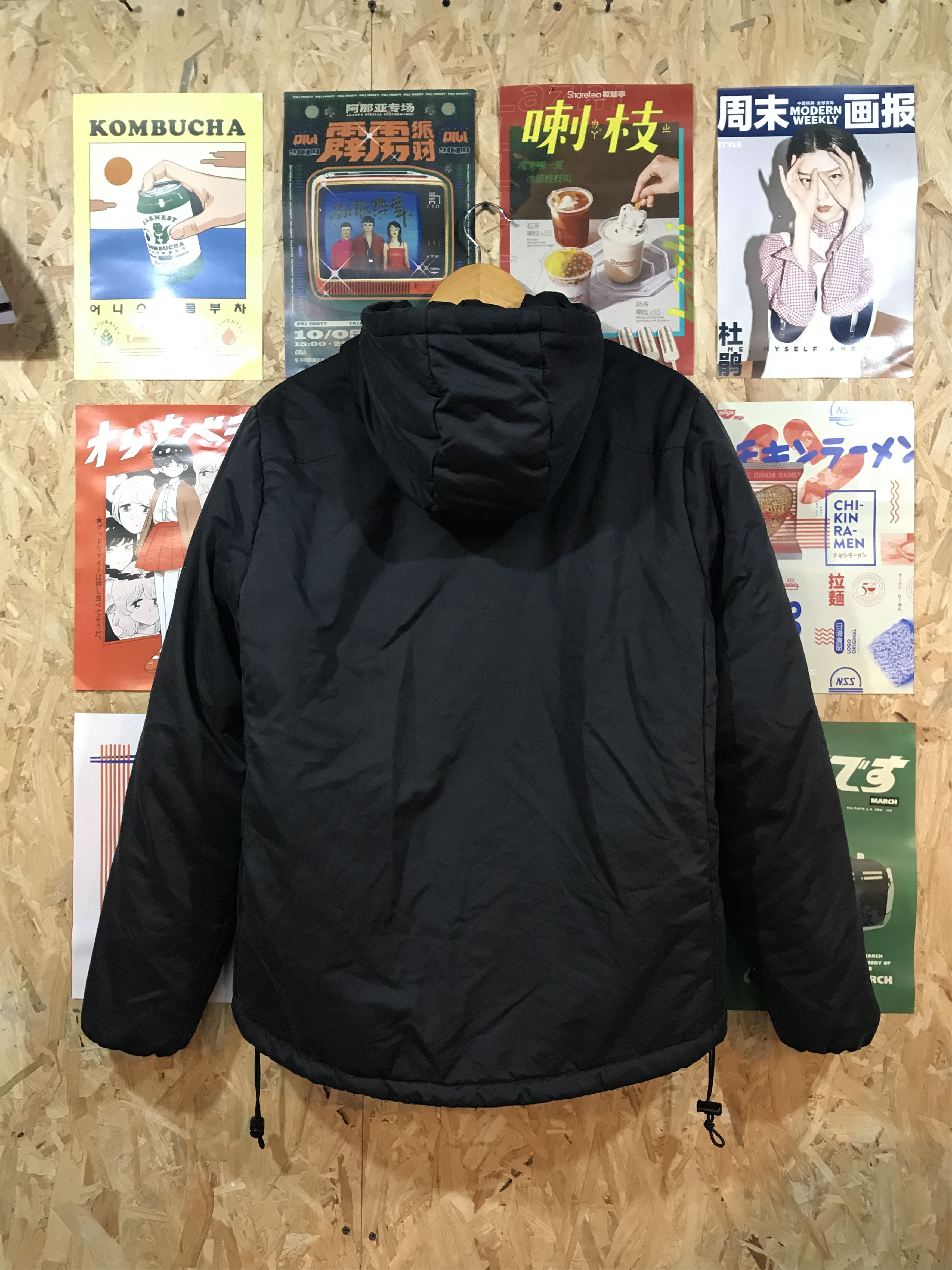 Number (N)ine Number Nine Black Puffer Hoodie Jacket Size US L / EU 52-54 / 3 - 2 Thumbnail