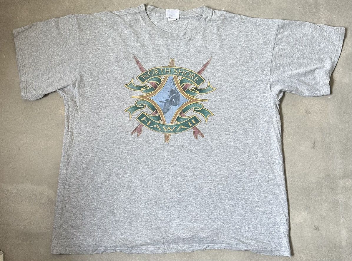 Vintage VINTAGS NORTH SHORE SURF HAWAII TEE Size US XXL / EU 58 / 5 - 1 Thumbnail