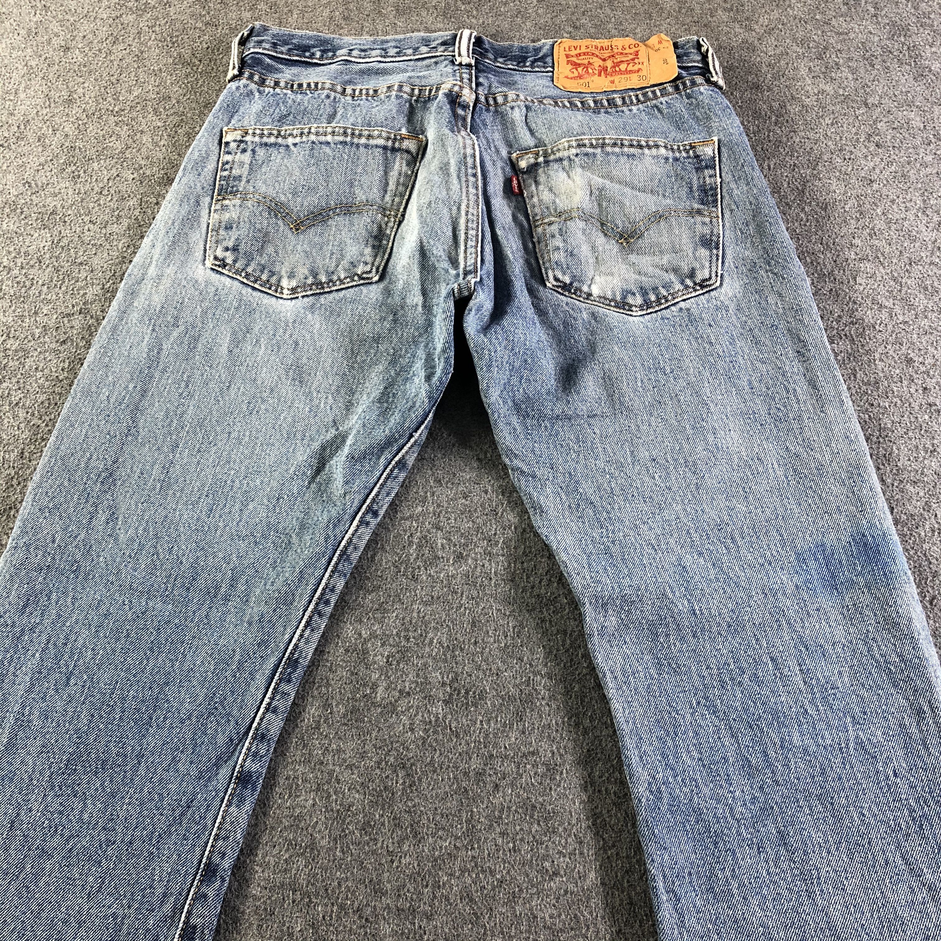 Levi's Vintage Blue Wash Levis 501 Jeans-J4512 Size US 29 - 4 Thumbnail