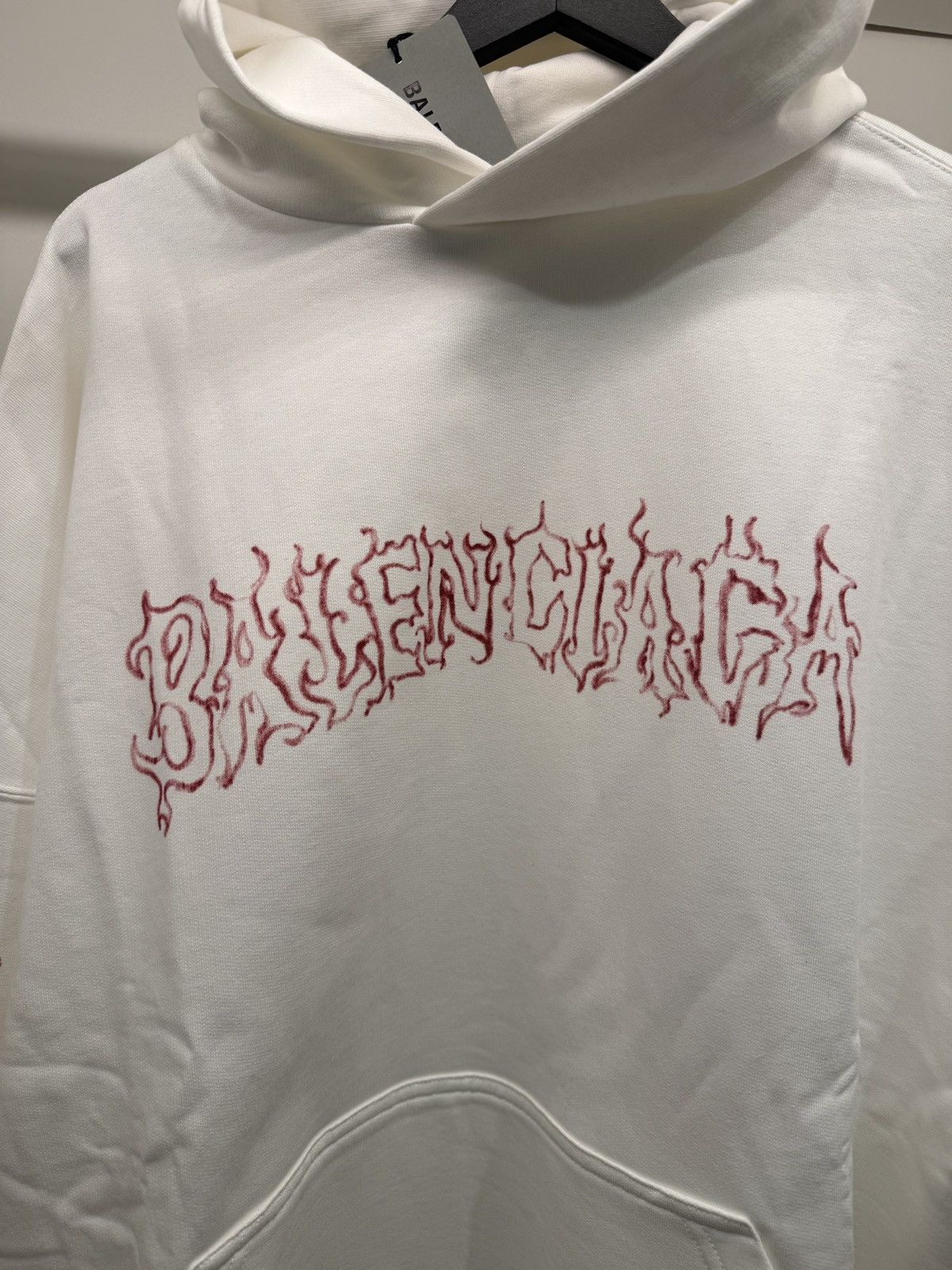Balenciaga Balenciaga DIY Metal outline hoodie white Size US M / EU 48-50 / 2 - 3 Thumbnail