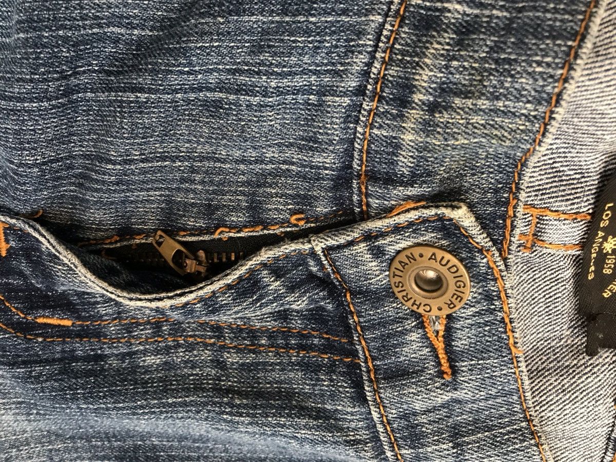 Christian Audigier × Ed Hardy × Vintage Rare vintage Christian Audigier embroidered denim Size US 37 - 9 Thumbnail