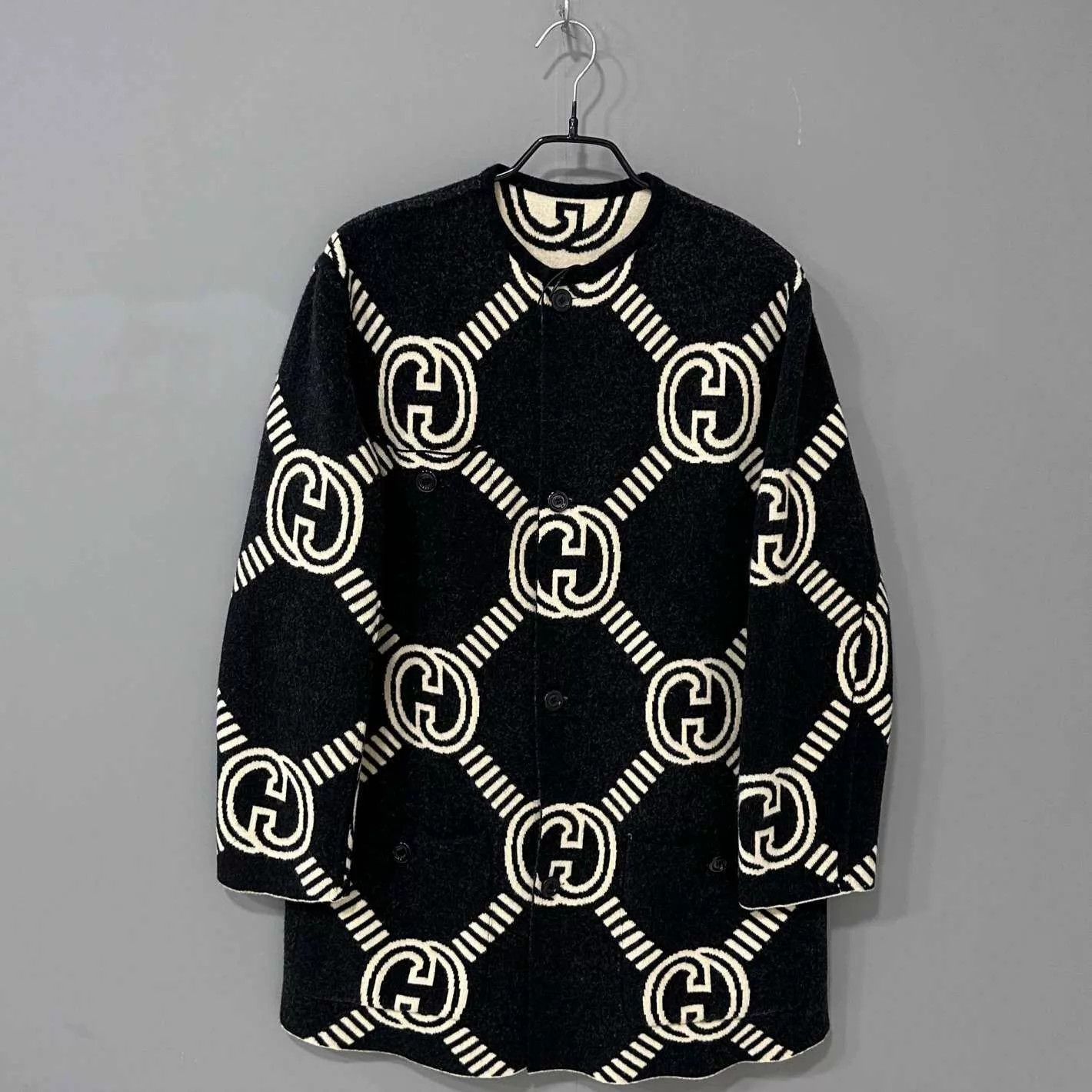 Gucci GUCCI double-faced GG overcoat XXS Size XXS / US 00 / IT 34 - 1 Thumbnail