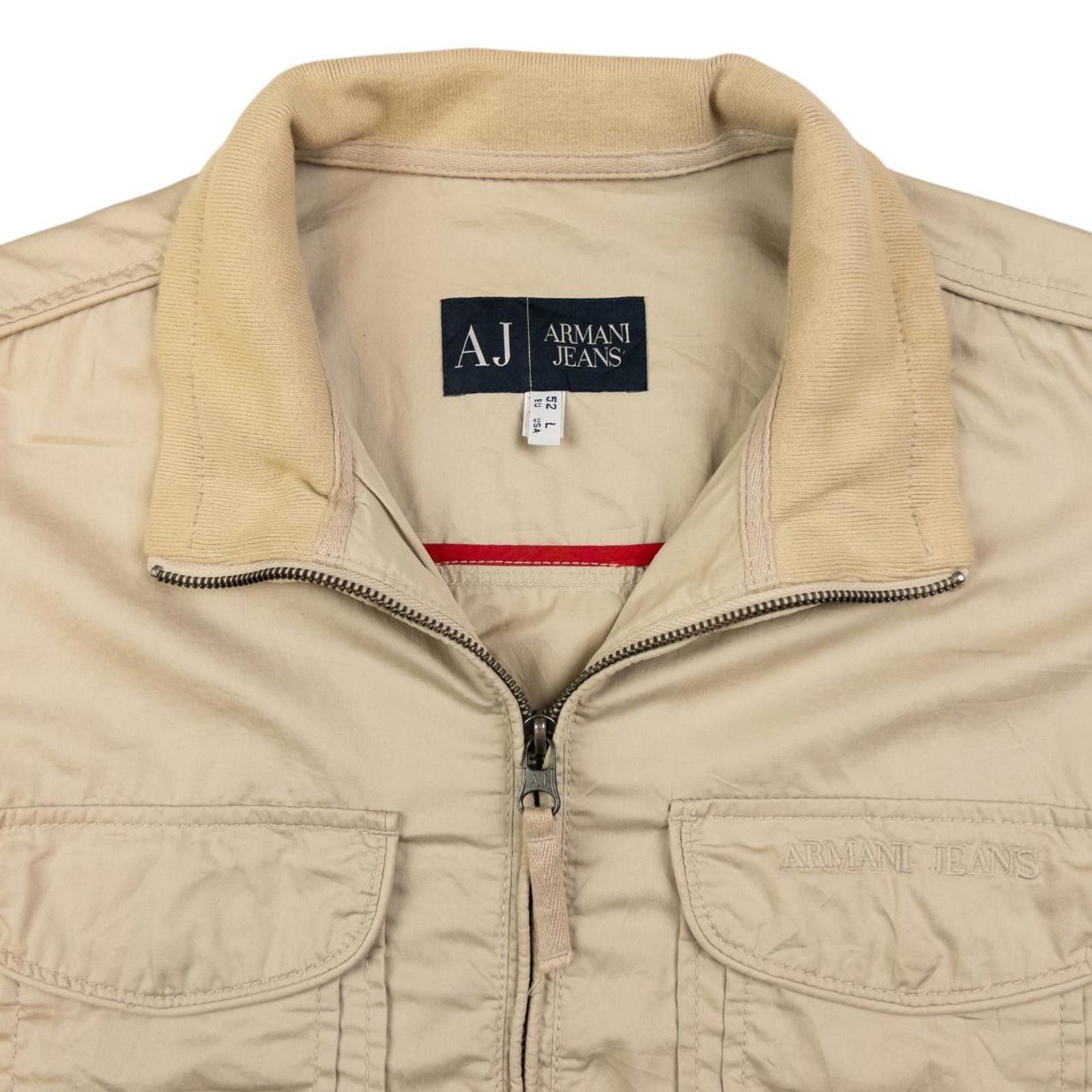 Designer Vintage Armani Jeans Zip Up Jacket Size S Size US S / EU 44-46 / 1 - 3 Thumbnail