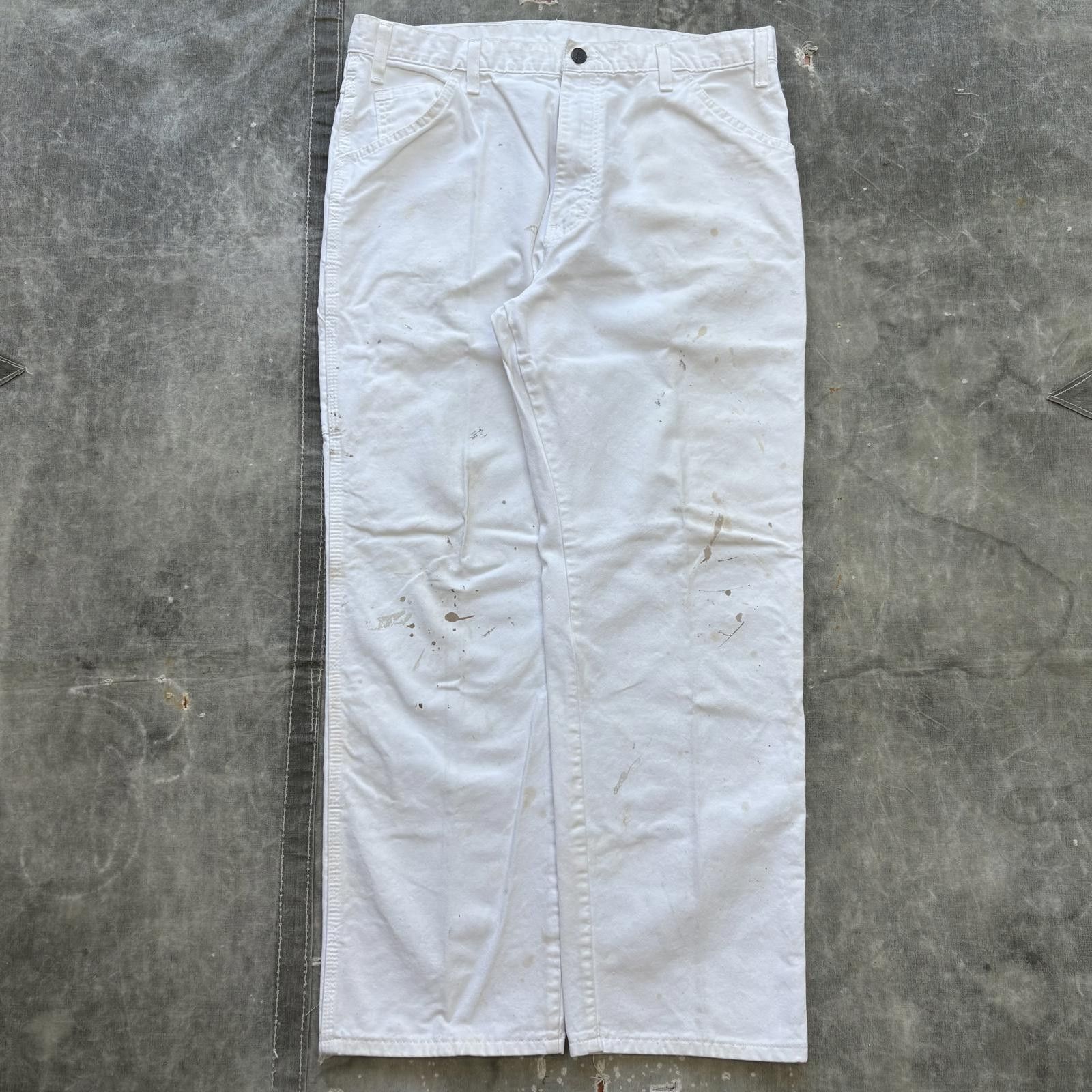Dickies Vintage 90s Y2K Dickies Painter Carpenter Distressed Pants Size US 36 / EU 52 - 1 Thumbnail