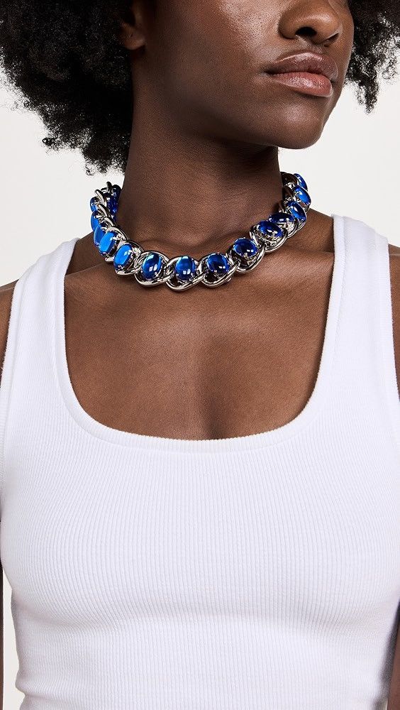 Marni o1w1db10125 Size:OS/Chunky Necklace in Ocean Size ONE SIZE - 4 Thumbnail